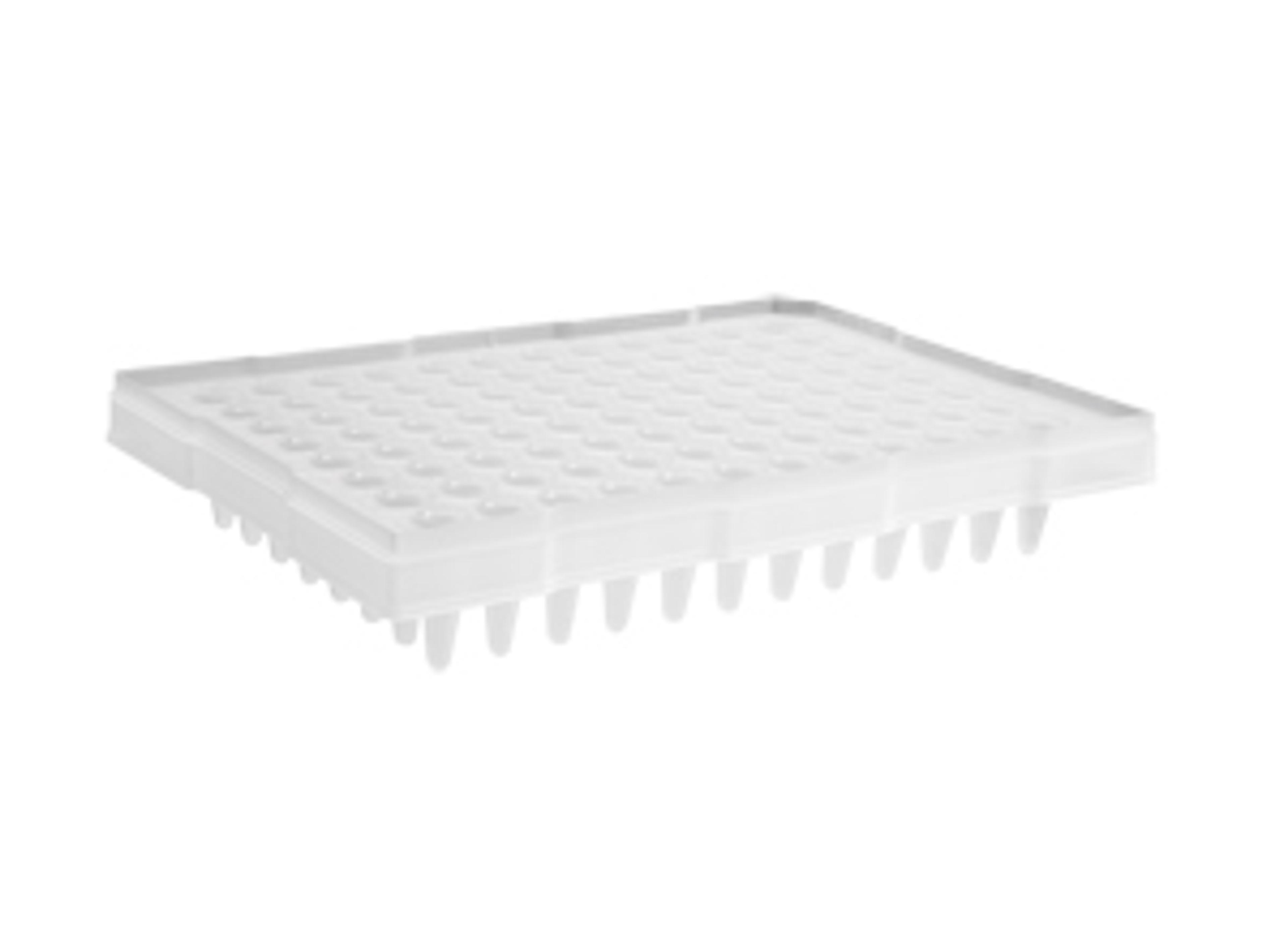Axygen® 96-Well Polypropylene PCR Microplate Compatible with ABI, Semi-Skirted, Clear, Nonsterile - Corning Life Sciences - Life Sciences