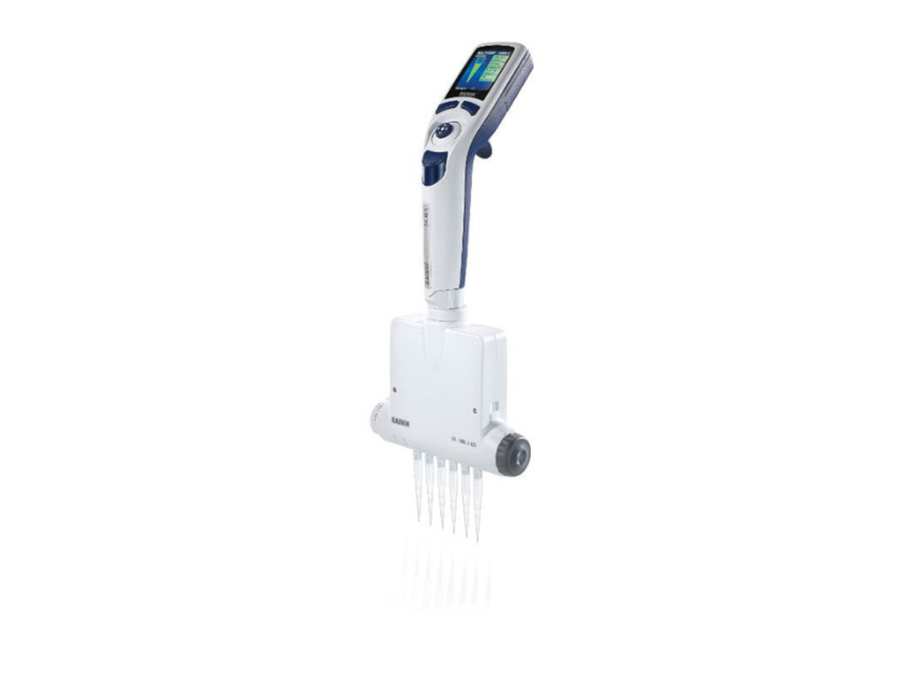 Rainin E4 XLS Electronic Adjustable Spacer Multichannel Pipette - METTLER TOLEDO - Clinical Diagnostics