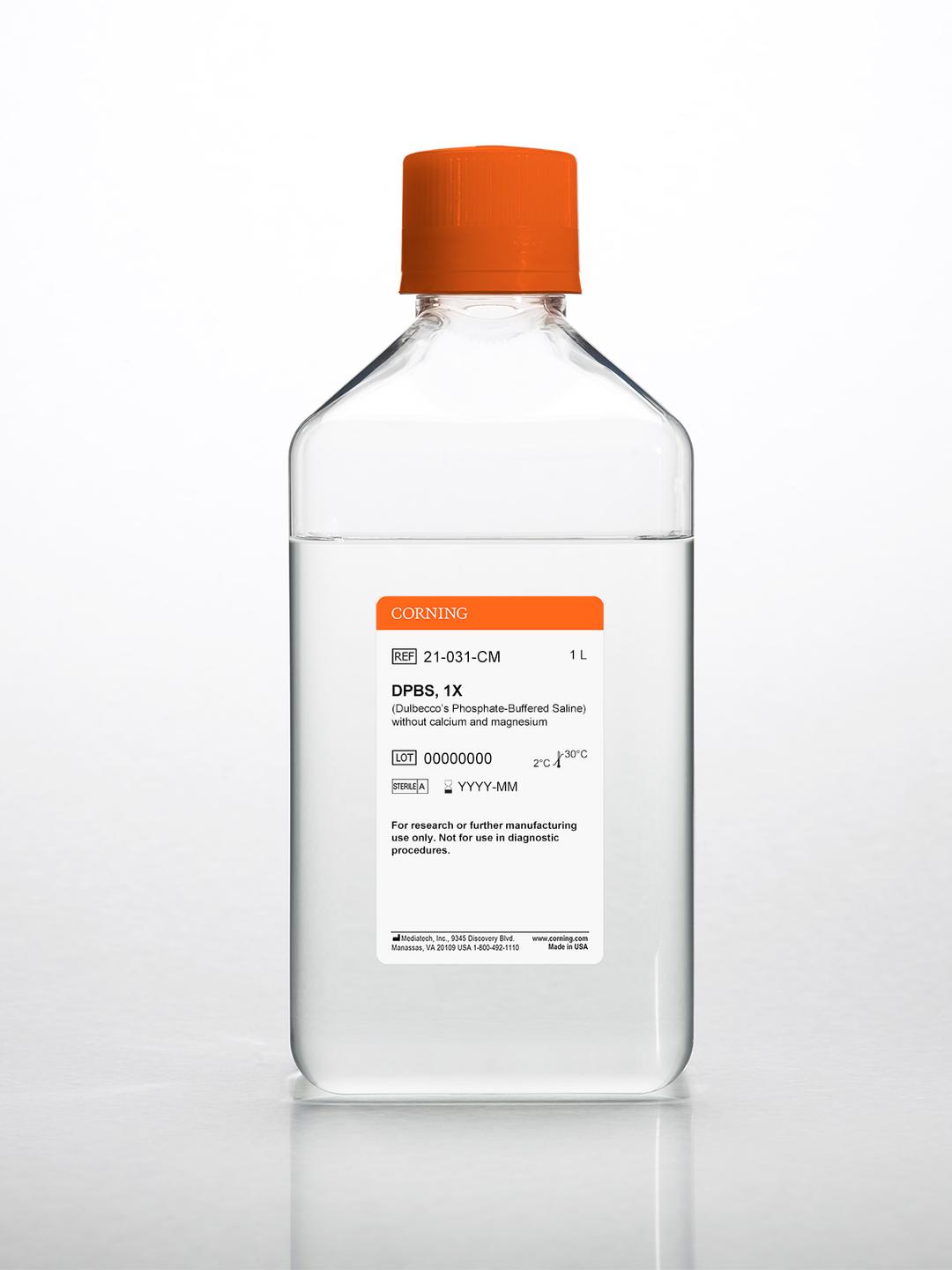 Corning® Dulbecco’s Phosphate-Buffered Saline, 1X without calcium and magnesium - Corning Life Sciences