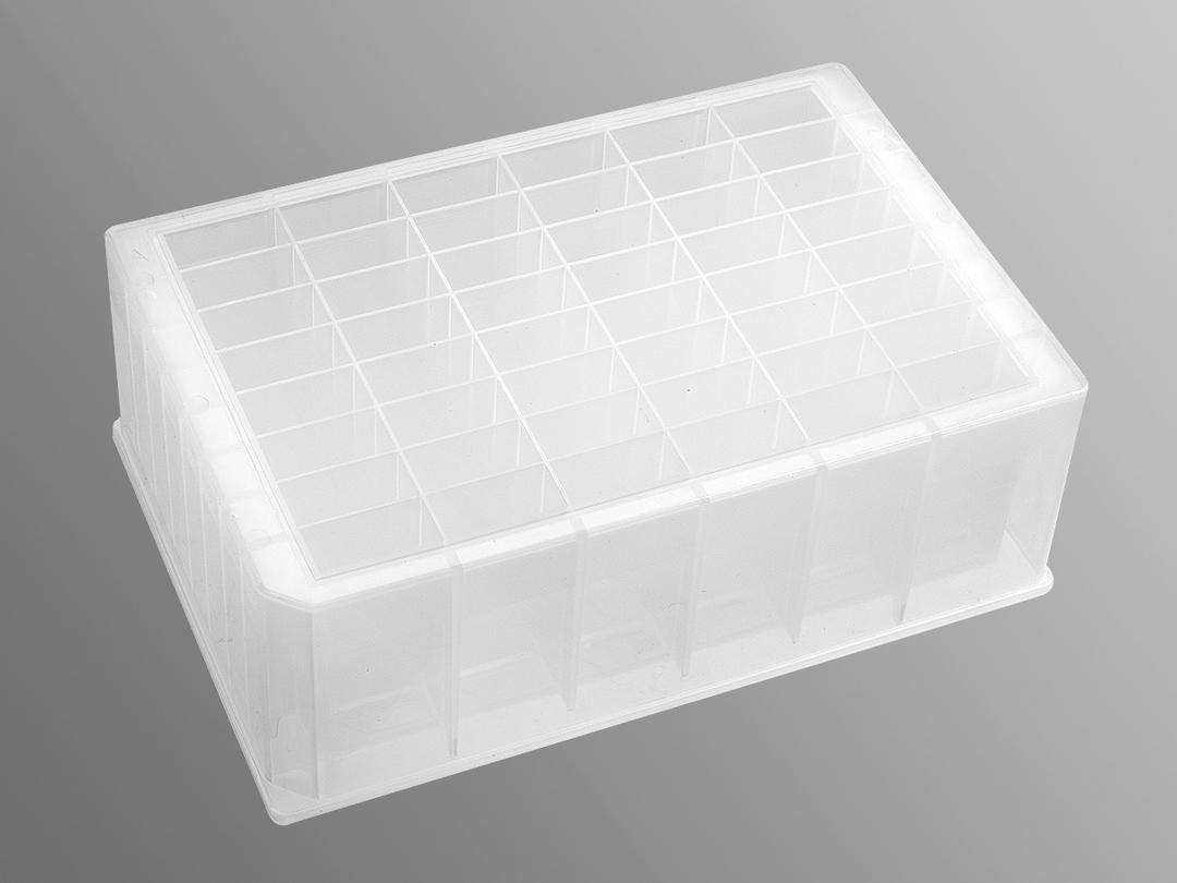 Axygen® 48-well Clear V-Bottom 5 mL Polypropylene Rectangular Well Deep Well Plate, 5 per Pack, Sterile - Corning Life Sciences - Life Sciences