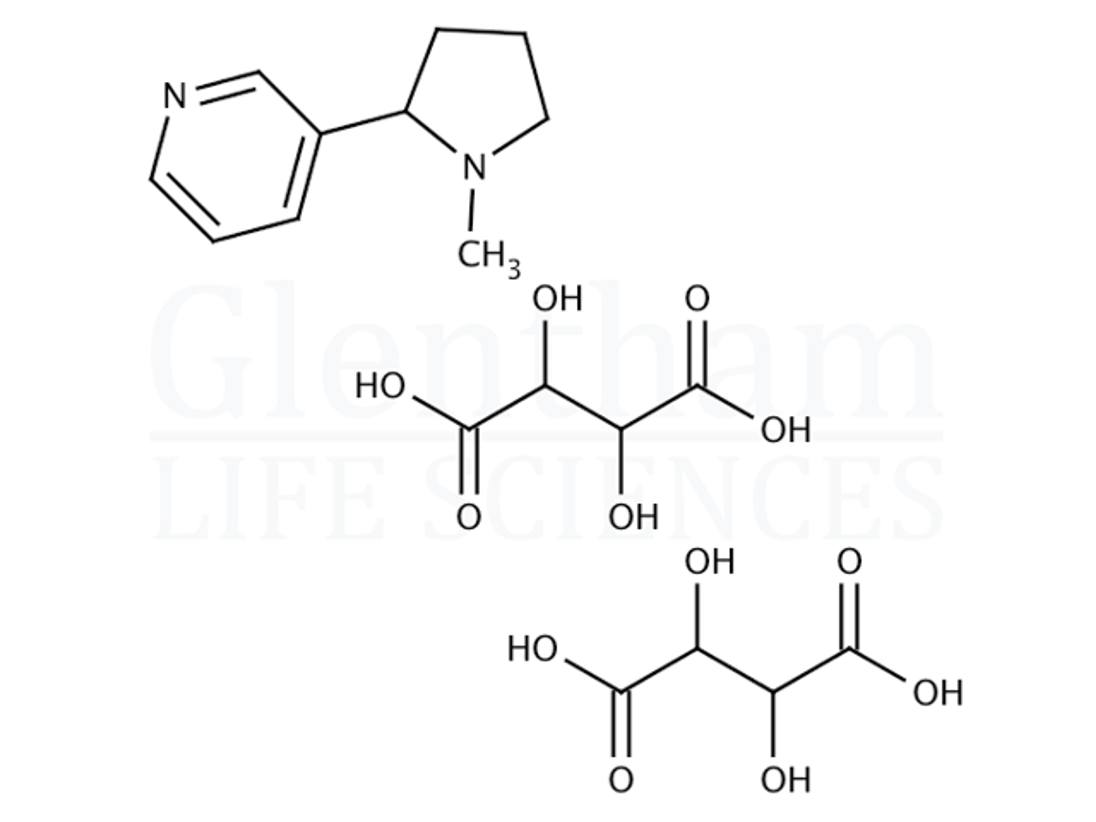 (-)-Nicotine hydrogen tartrate salt - Glentham Life Sciences - General Lab