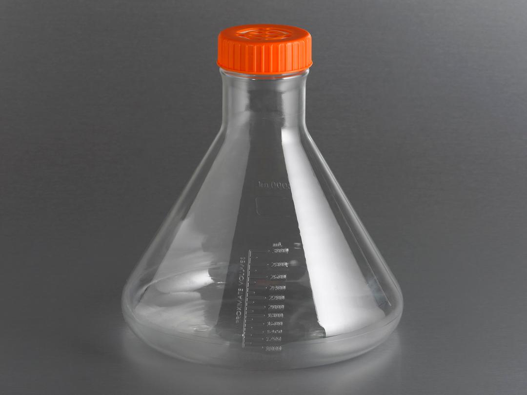 Corning® 3L Polycarbonate Erlenmeyer (Fernbach Design) Flask with Vent Cap - Corning Life Sciences - Life Sciences