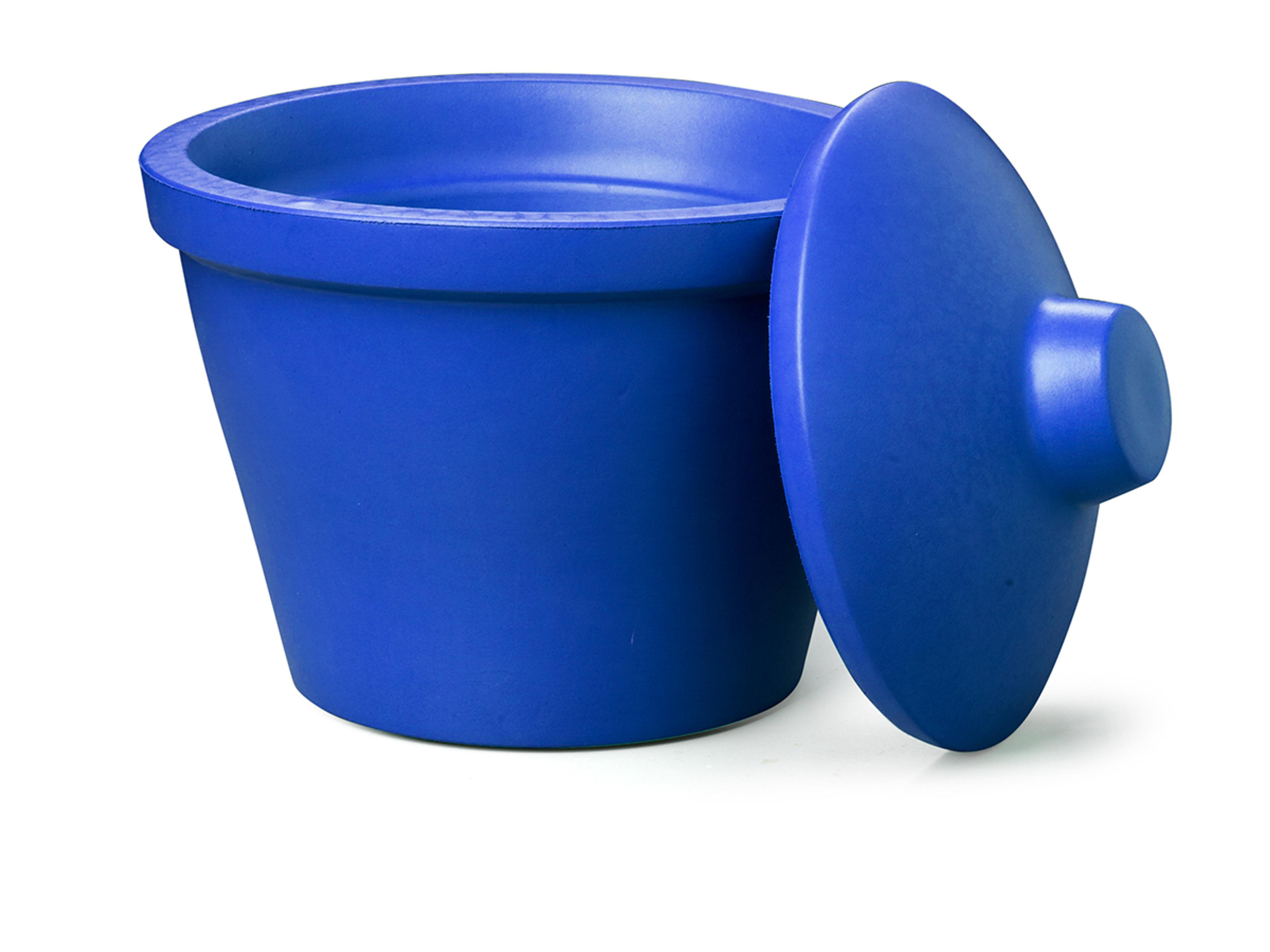Corning® Ice Bucket with Lid, Round, 4L, Blue - Corning Life Sciences