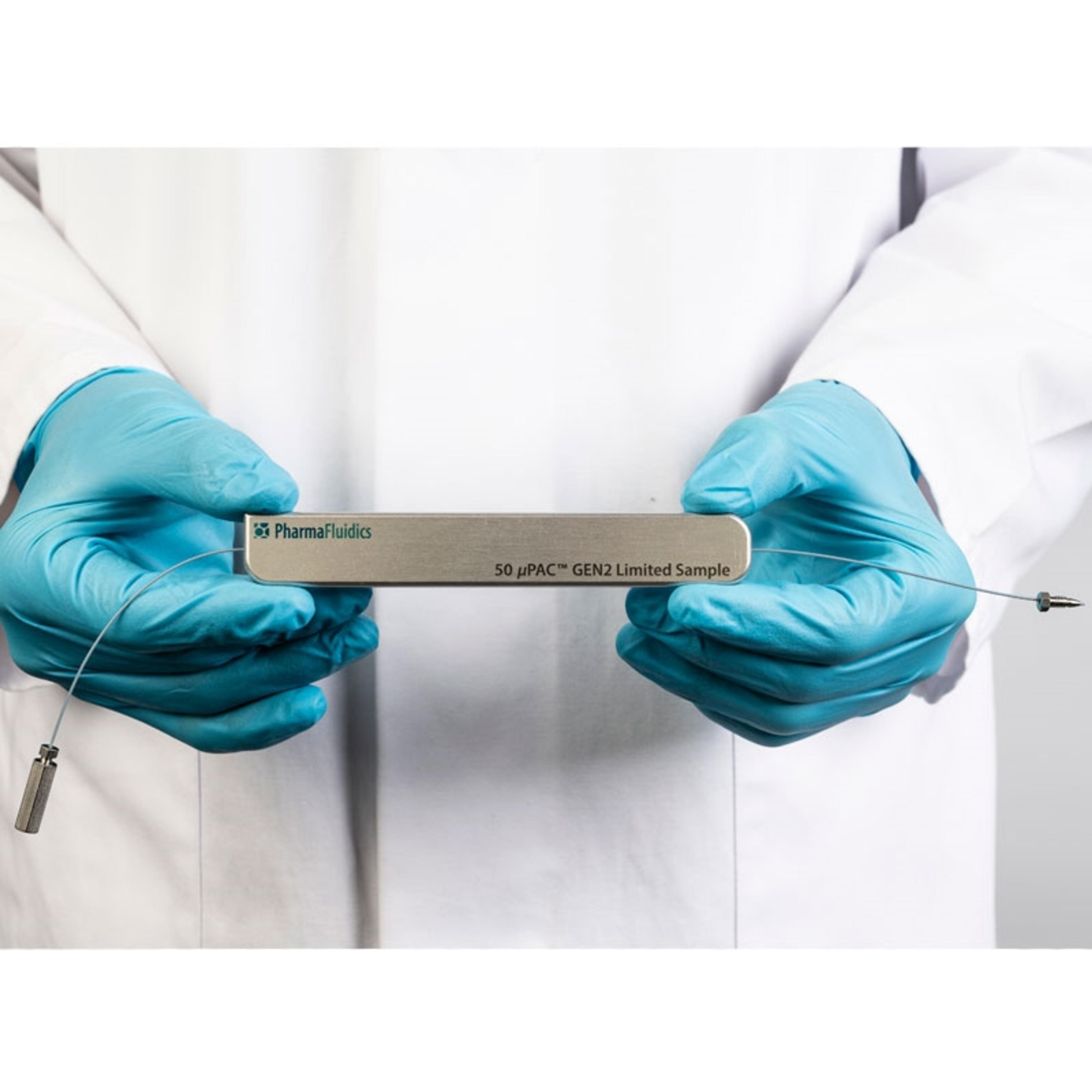 50 cm µPAC™ GEN2 nanoLC column - PharmaFluidics - Separations