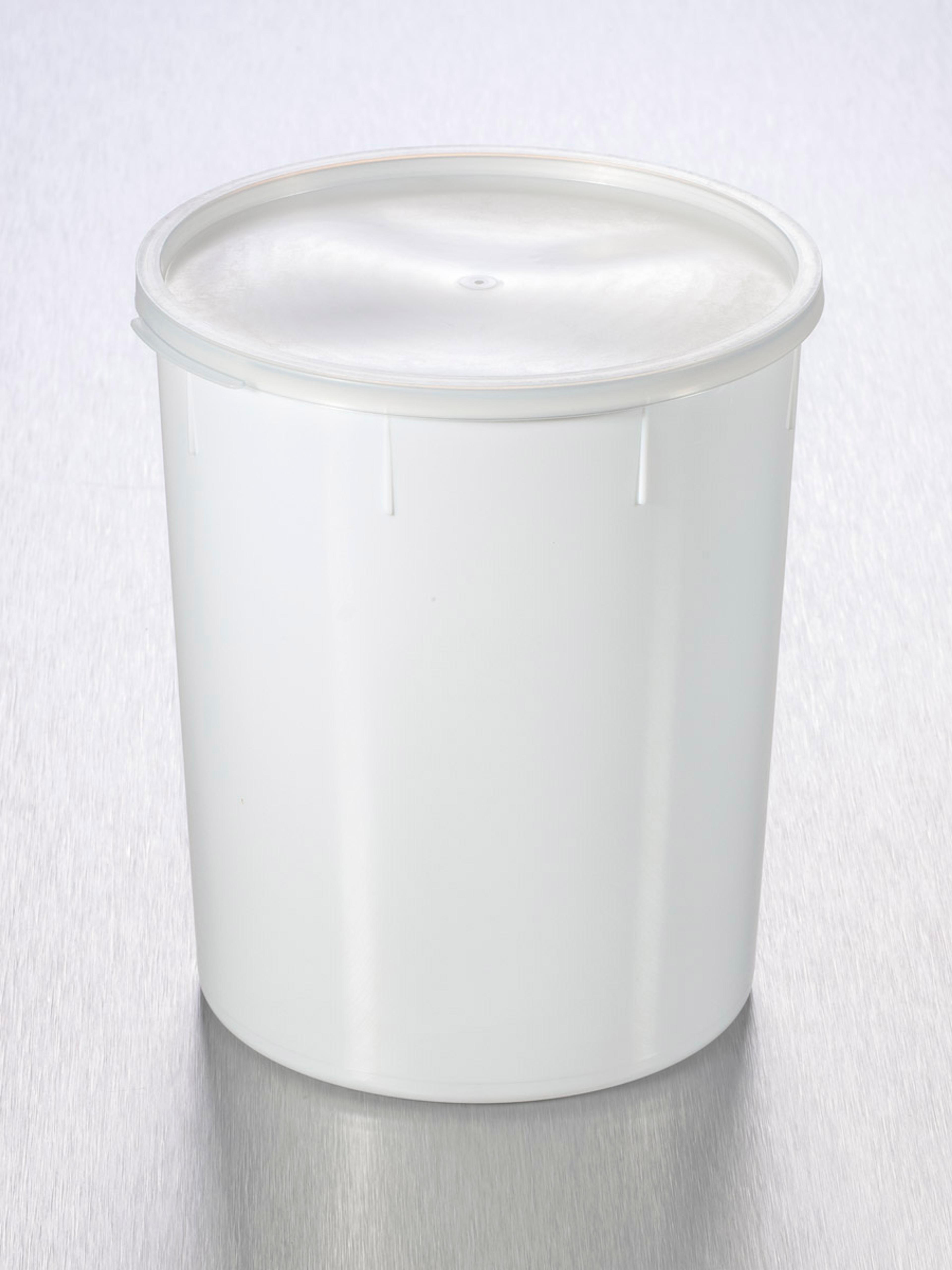 Corning® Gosselin™ Conical Container, 1 L, White PP, Snap Cap, Non-assembled, 250/Case - Corning Life Sciences