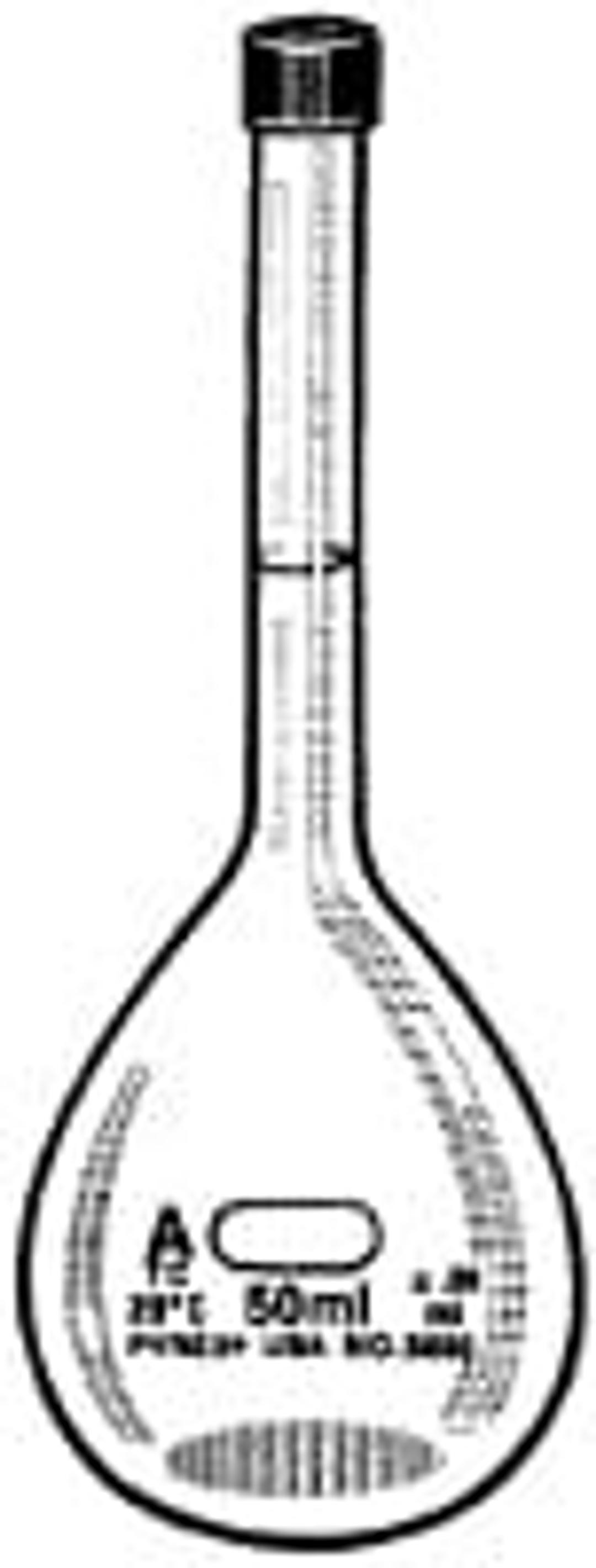 PYREX® 100 mL Class A Volumetric Flask with Screw Cap - Corning Life Sciences - General Lab