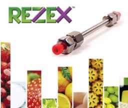 Rezex Organic Acid and Carbohydrate Columns - Phenomenex Inc - Separations