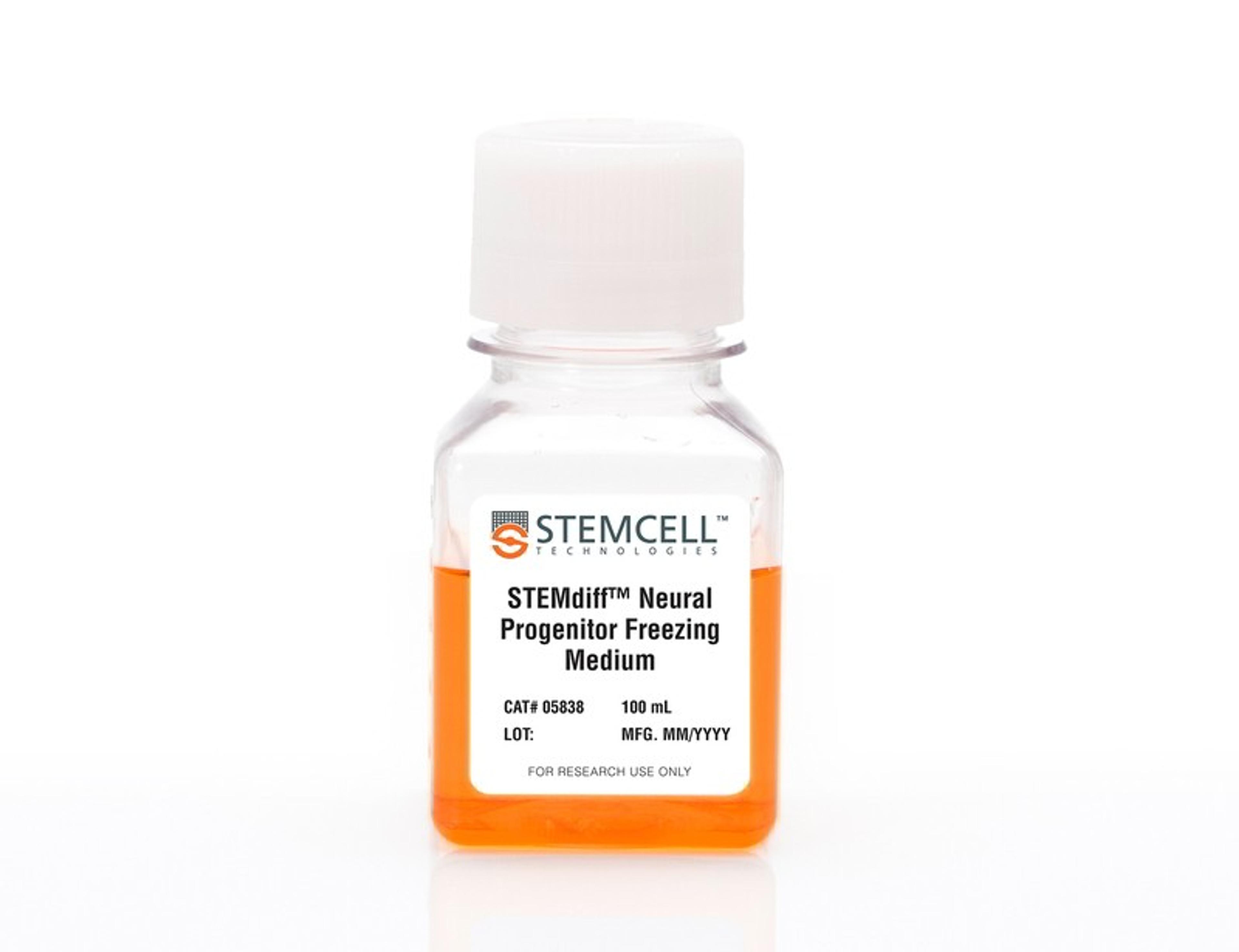 STEMdiff™ Neural Progenitor Freezing Medium - STEMCELL Technologies Inc. - Life Sciences