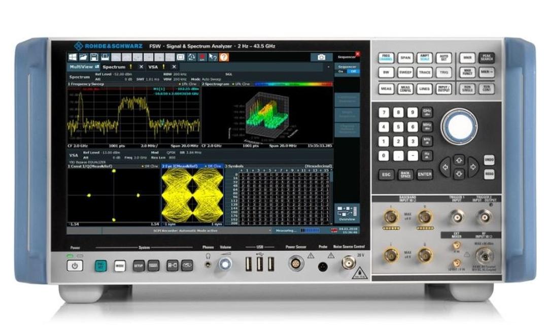 R&S FSW signal and spectrum analyzer - Rohde & Schwarz - Life Sciences
