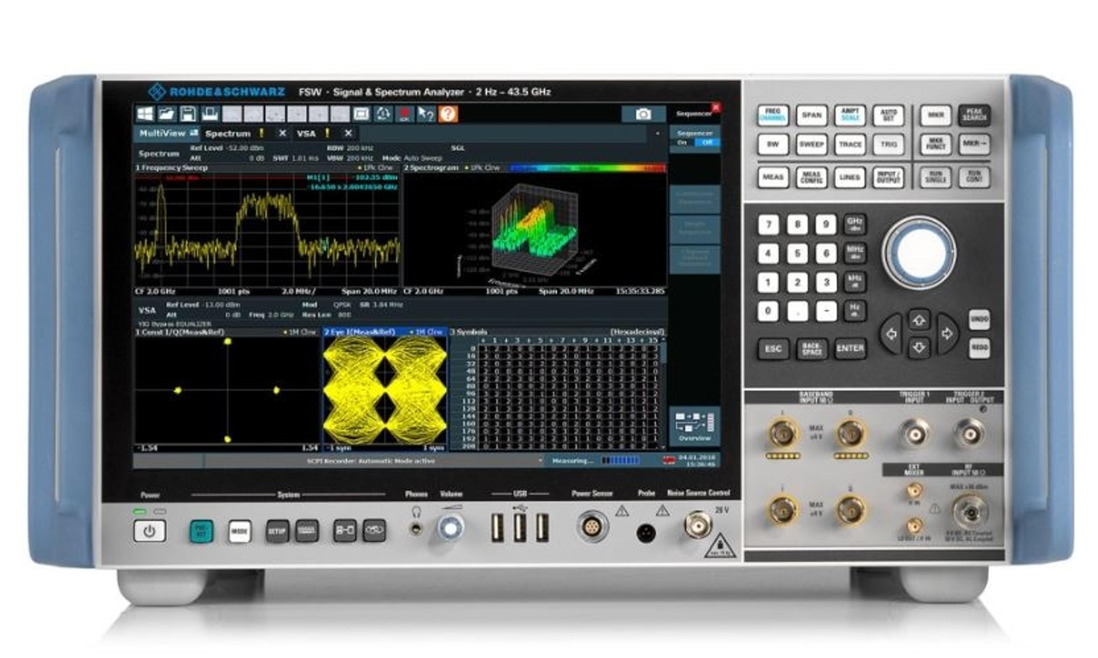 R&S FSW signal and spectrum analyzer - Rohde & Schwarz - Life Sciences