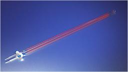 PYREX® 50 mL Dispensing Burets, Colored Scale, with Straight Bore Product Standard PTFE Stopcock - Corning Life Sciences - General Lab