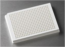 Corning® 384-well Low Flange White Flat Bottom Polystyrene NBS Microplate, 10 per Bag, without Lid, With Generic Bar Code, Nonsterile - Corning Life Sciences - Life Sciences