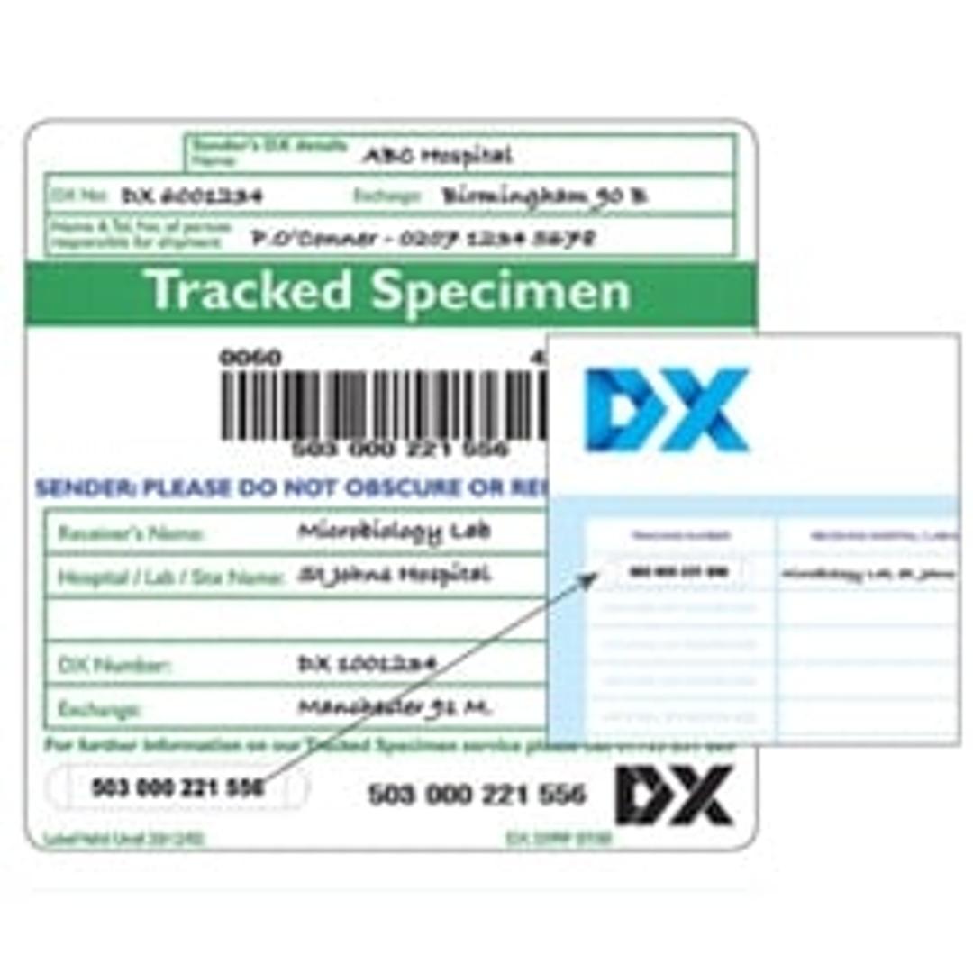 DX Tracked Specimen Delivery Service - DX - Clinical Diagnostics