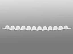 Axygen® 96-well Polyethylene Cluster Tube 12-Cap Strips, Nonsterile, 80 Strips/Pack,5 Packs/Case - Corning Life Sciences