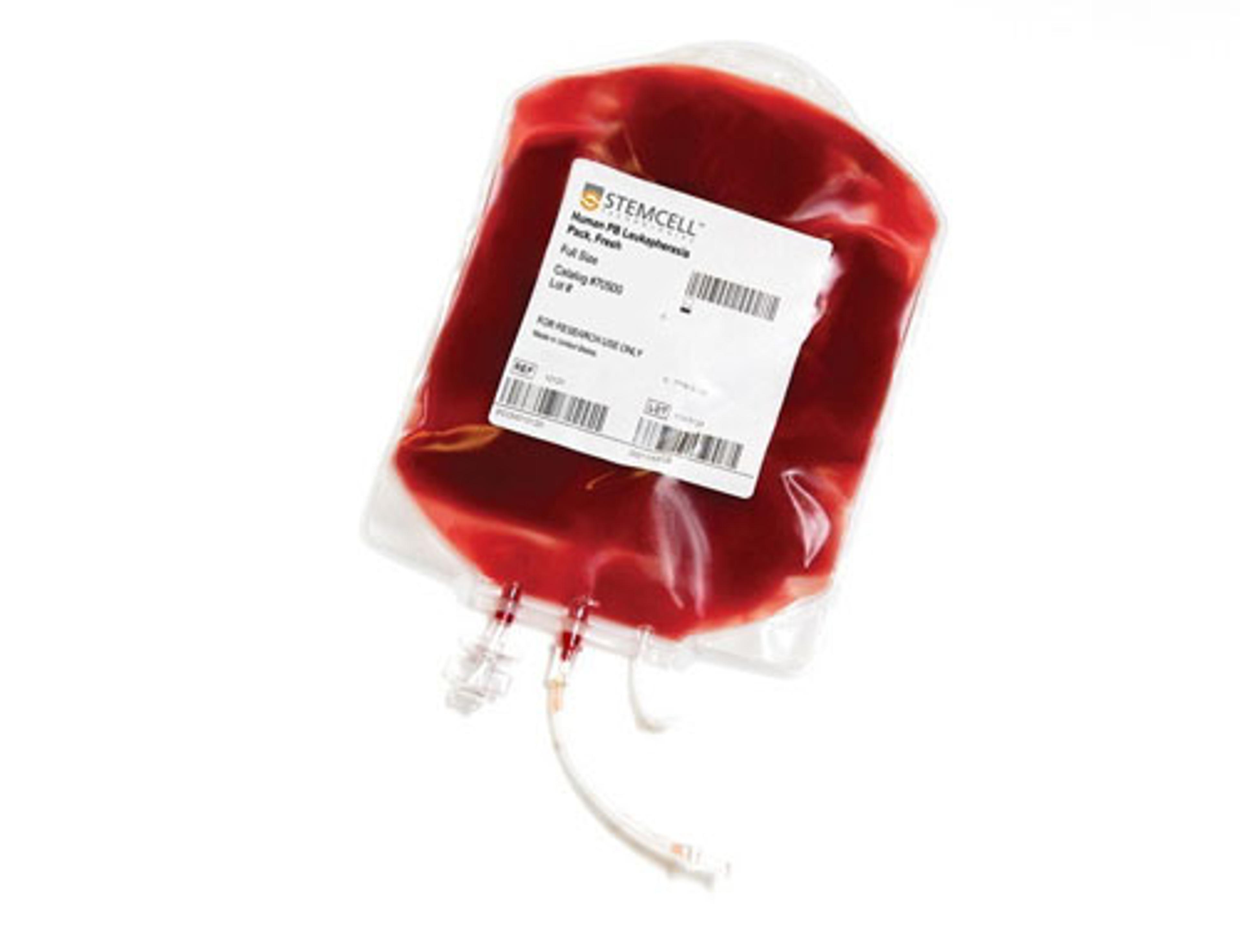 Human Peripheral Blood Leukapheresis Pack, Fresh - STEMCELL Technologies Inc. - Life Sciences