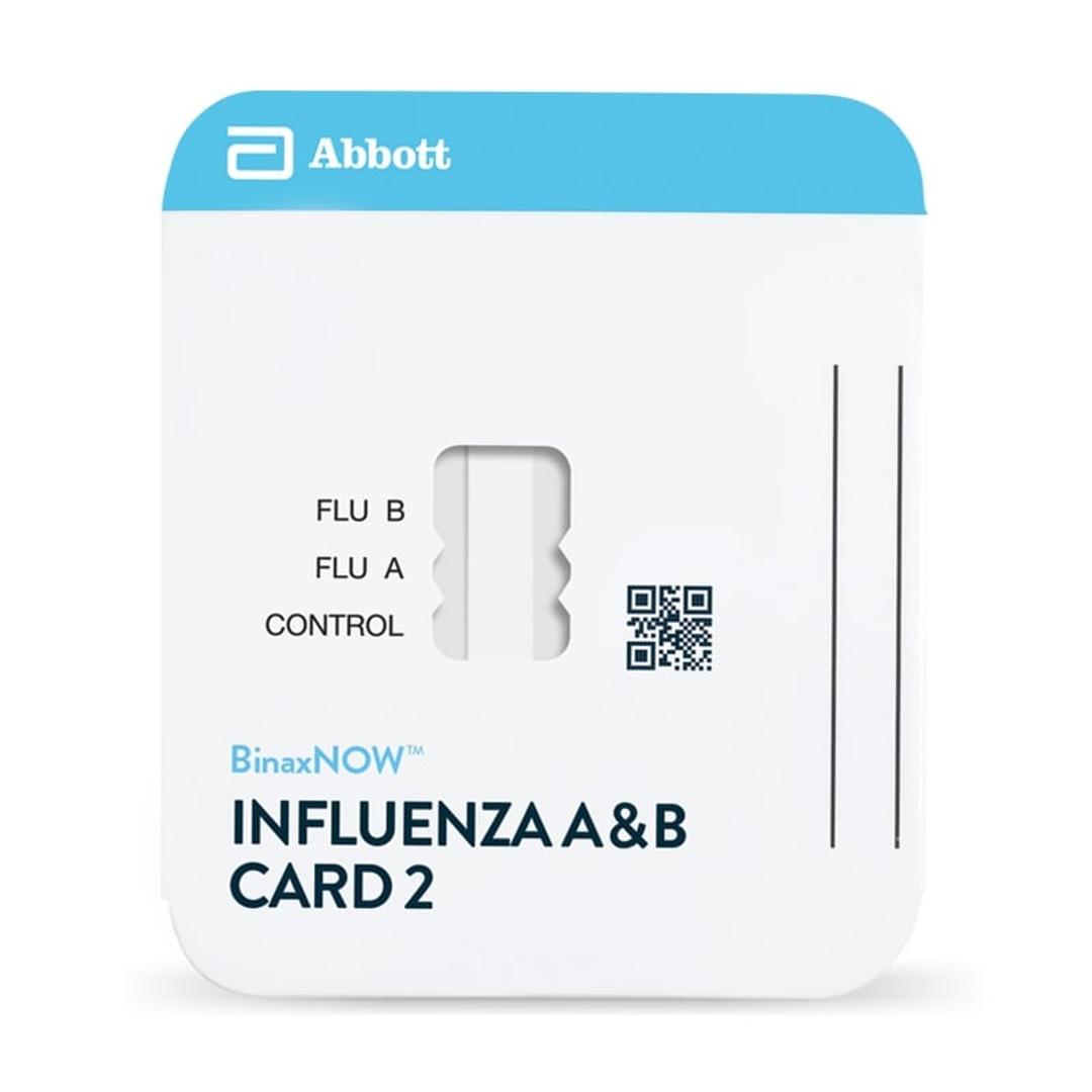 BinaxNOW® Influenza A & B Card 2 - Abbott - Clinical Diagnostics