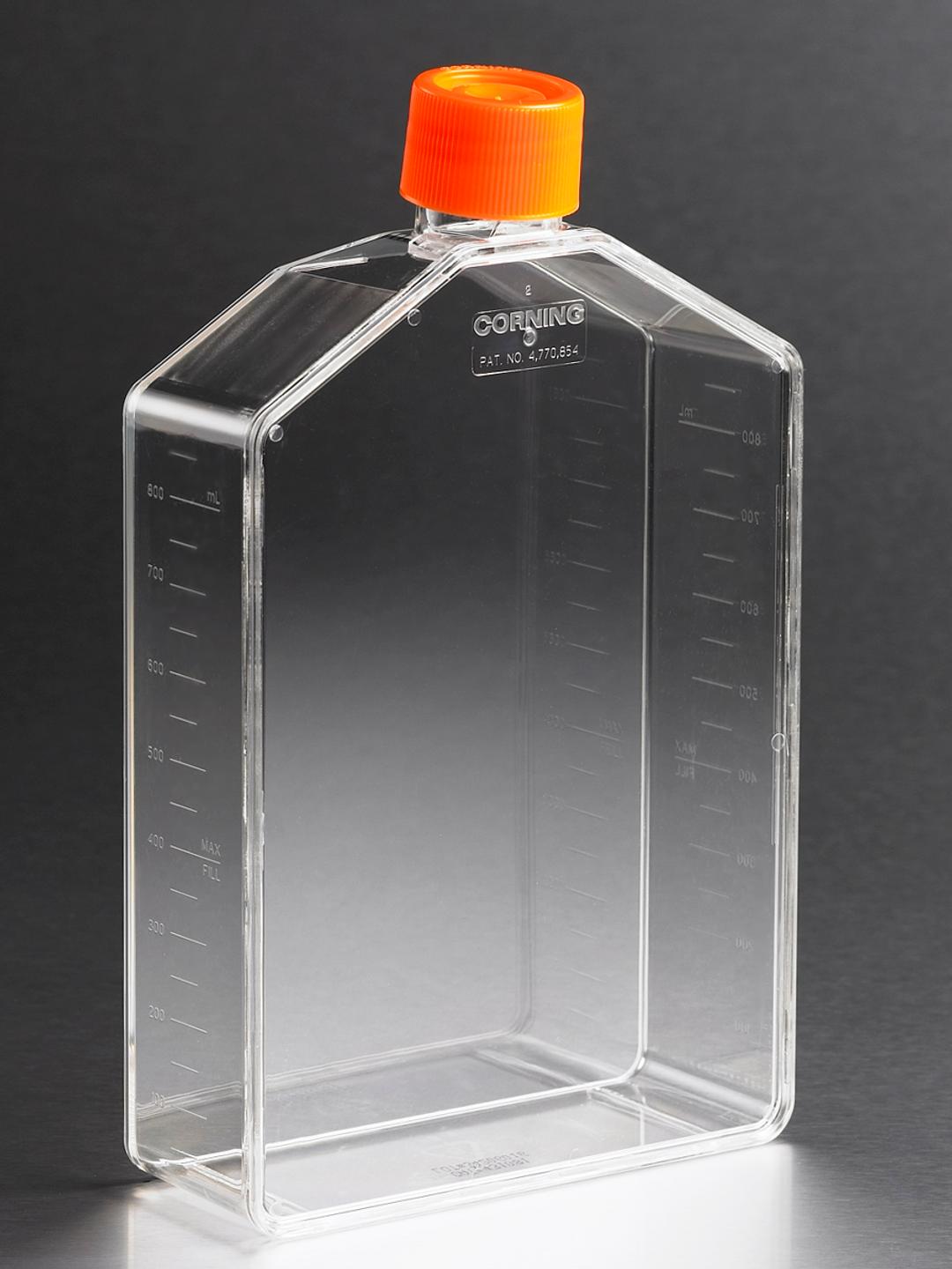 Corning® 225 cm² Angled Neck Cell Culture Flask with Plug Seal Cap - Corning Life Sciences