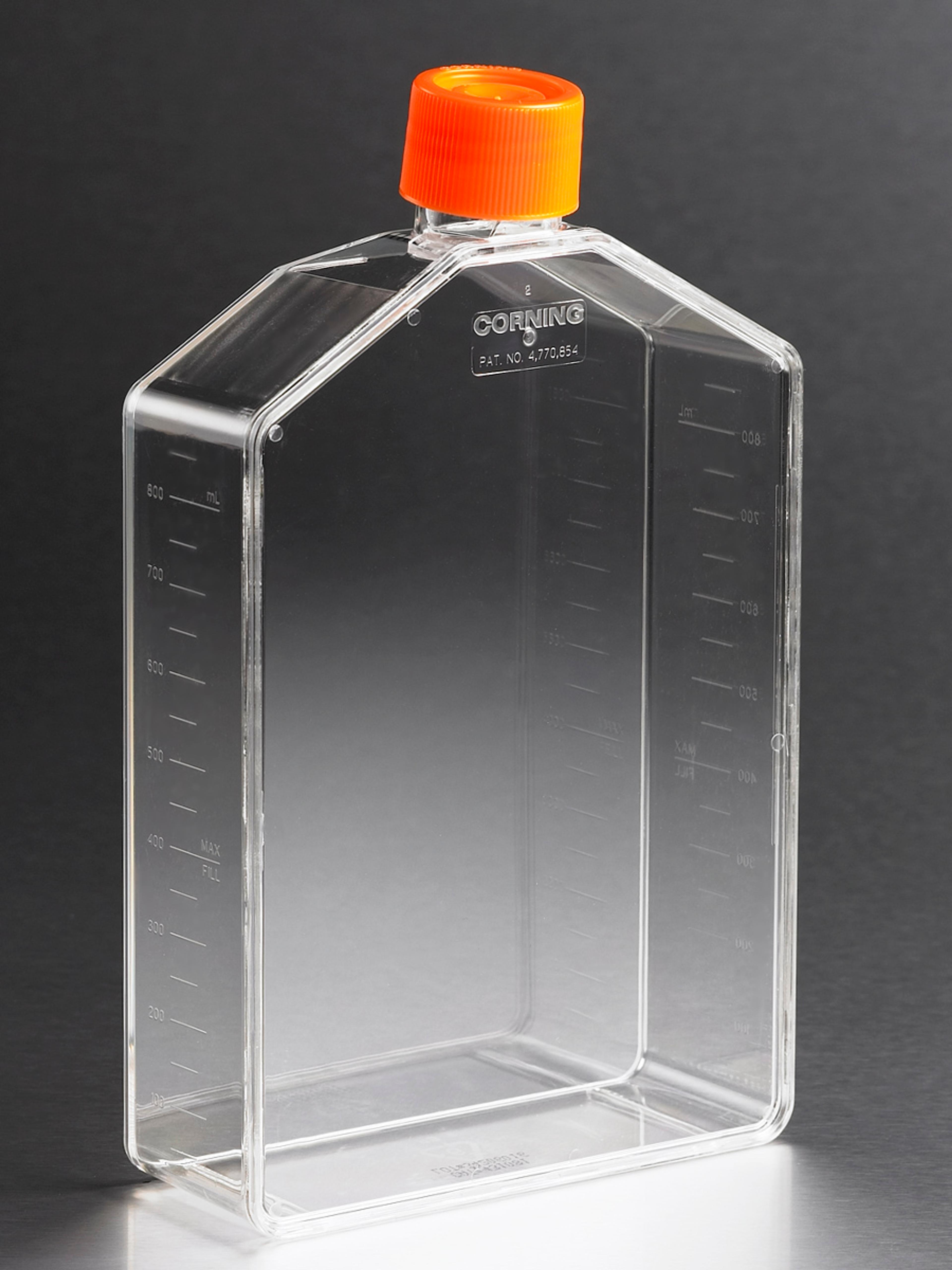 Corning® 225 cm² Angled Neck Cell Culture Flask with Plug Seal Cap - Corning Life Sciences