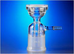 PYREX® Fritted All-Glass Support Base, 47 mm, for Assembly of Graduated Funnel with Tubulation - Corning Life Sciences - Life Sciences