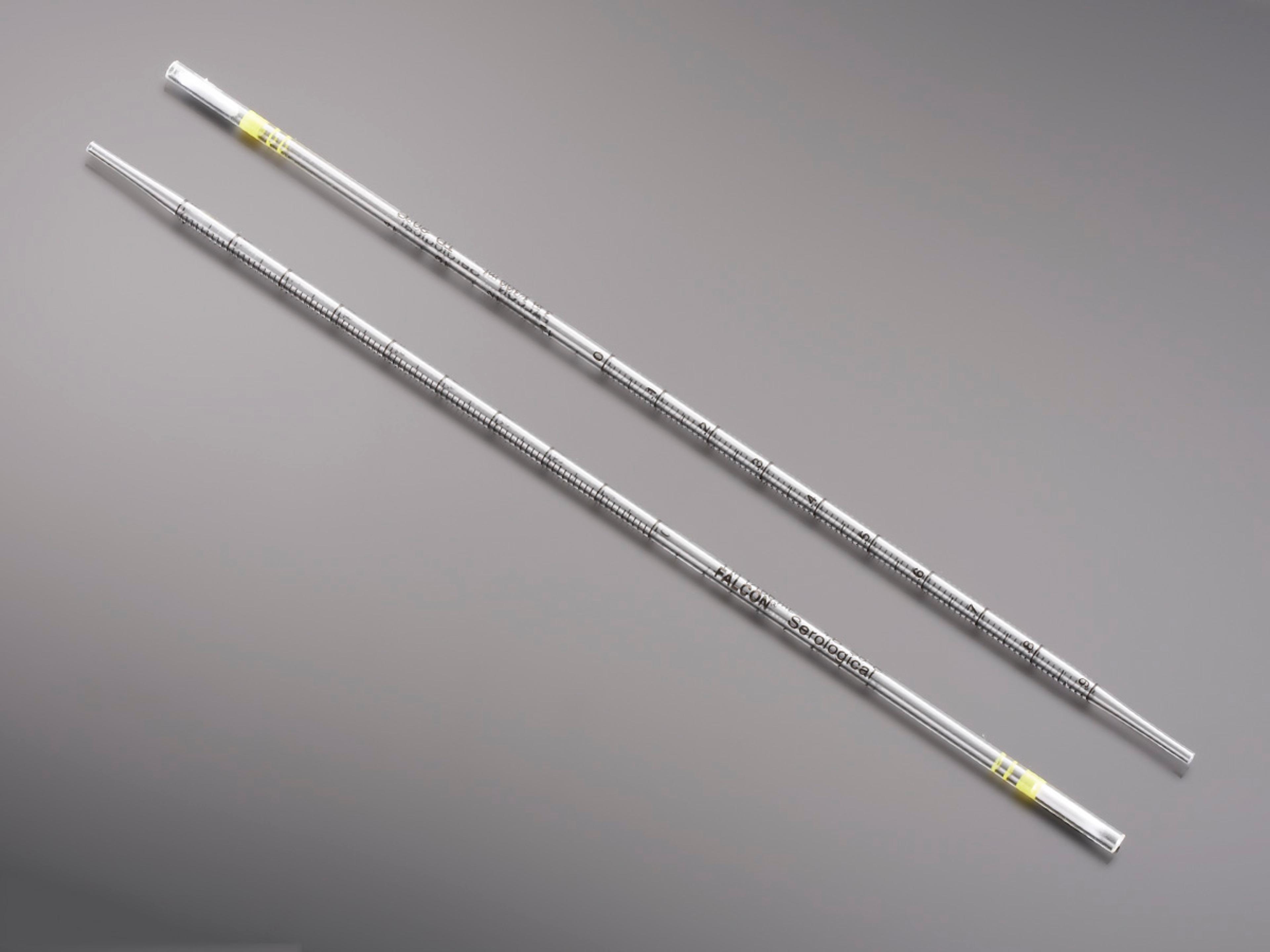 Falcon® 1 mL Serological Pipet, Polystyrene, 0.01 Increments, Individually Packed, Sterile, 100/Box, 1,000/Case - Corning Life Sciences - General Lab