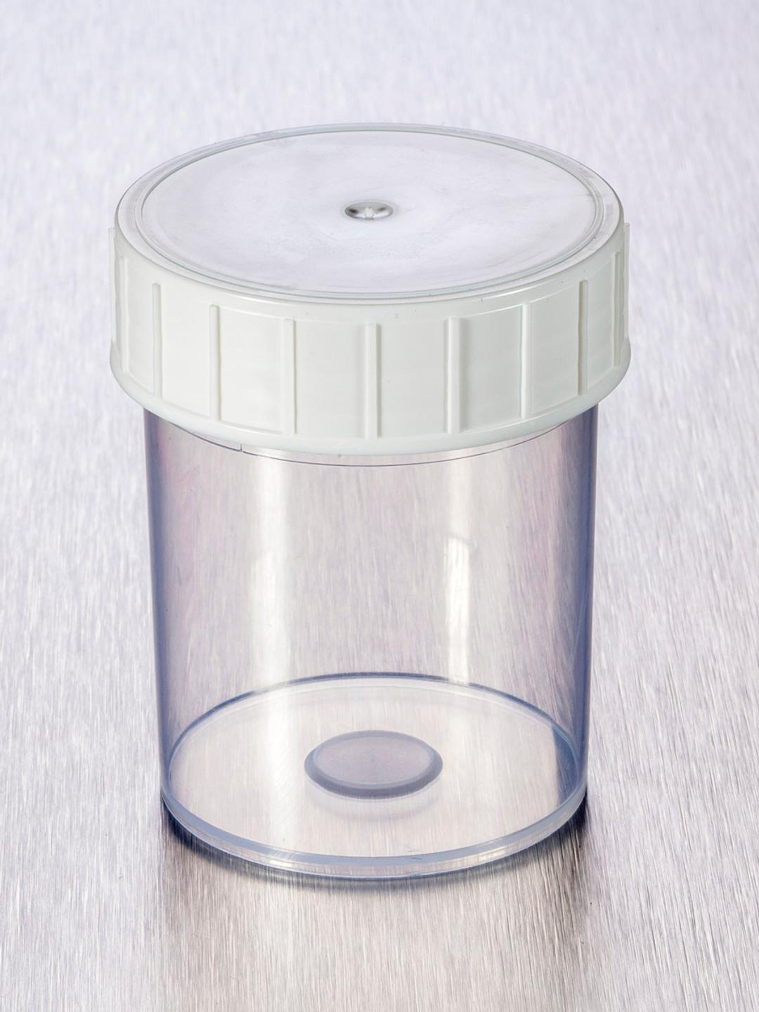 Corning® Gosselin™ Straight Container, 125 mL, PP, White Screw Cap, Assembled, Sterile, 380/Case - Corning Life Sciences
