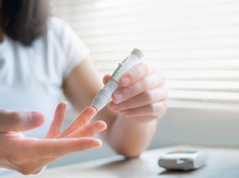 Image of a microsampling device used for at home monitoring of glucose in diabetes patients