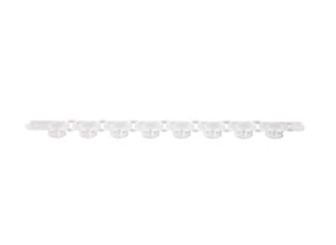 Axygen® PCR 1 x 8 Strip Flat Caps, Fit 0.2 mL PCR Tube Strips, Clear, Nonsterile - Corning Life Sciences - Life Sciences