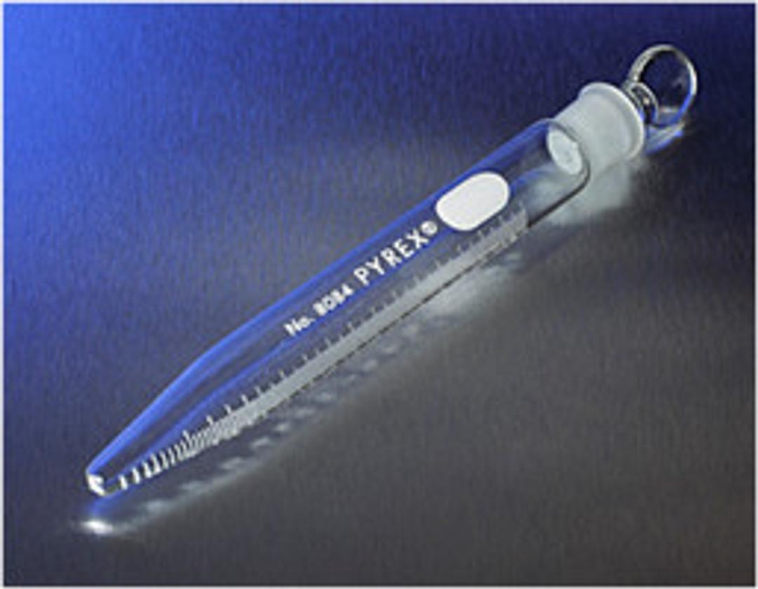 PYREX® 50 mL Conical Centrifuge Tube with White Graduations and Standard Taper Pennyhead Stopper - Corning Life Sciences - General Lab