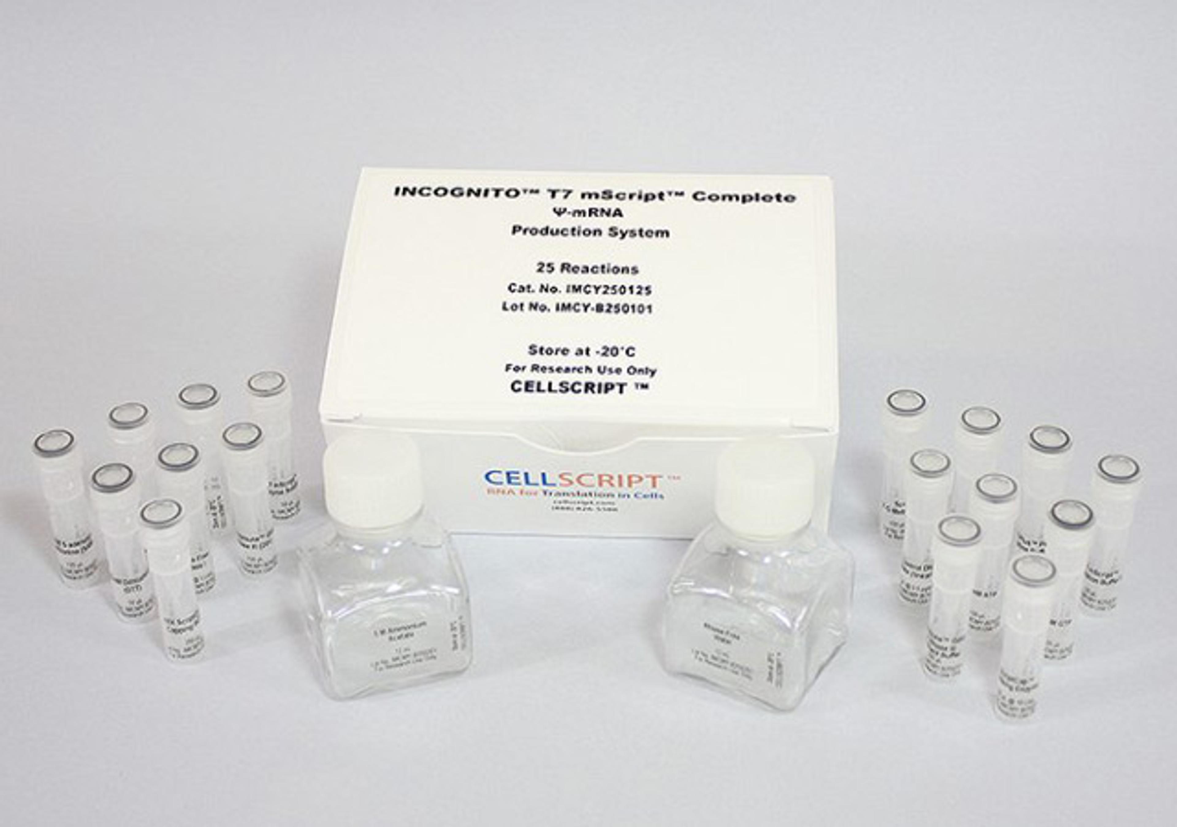 INCOGNITO™ T7 mScript™ Complete Ѱ-mRNA Production System - CELLSCRIPT™ - Life Sciences