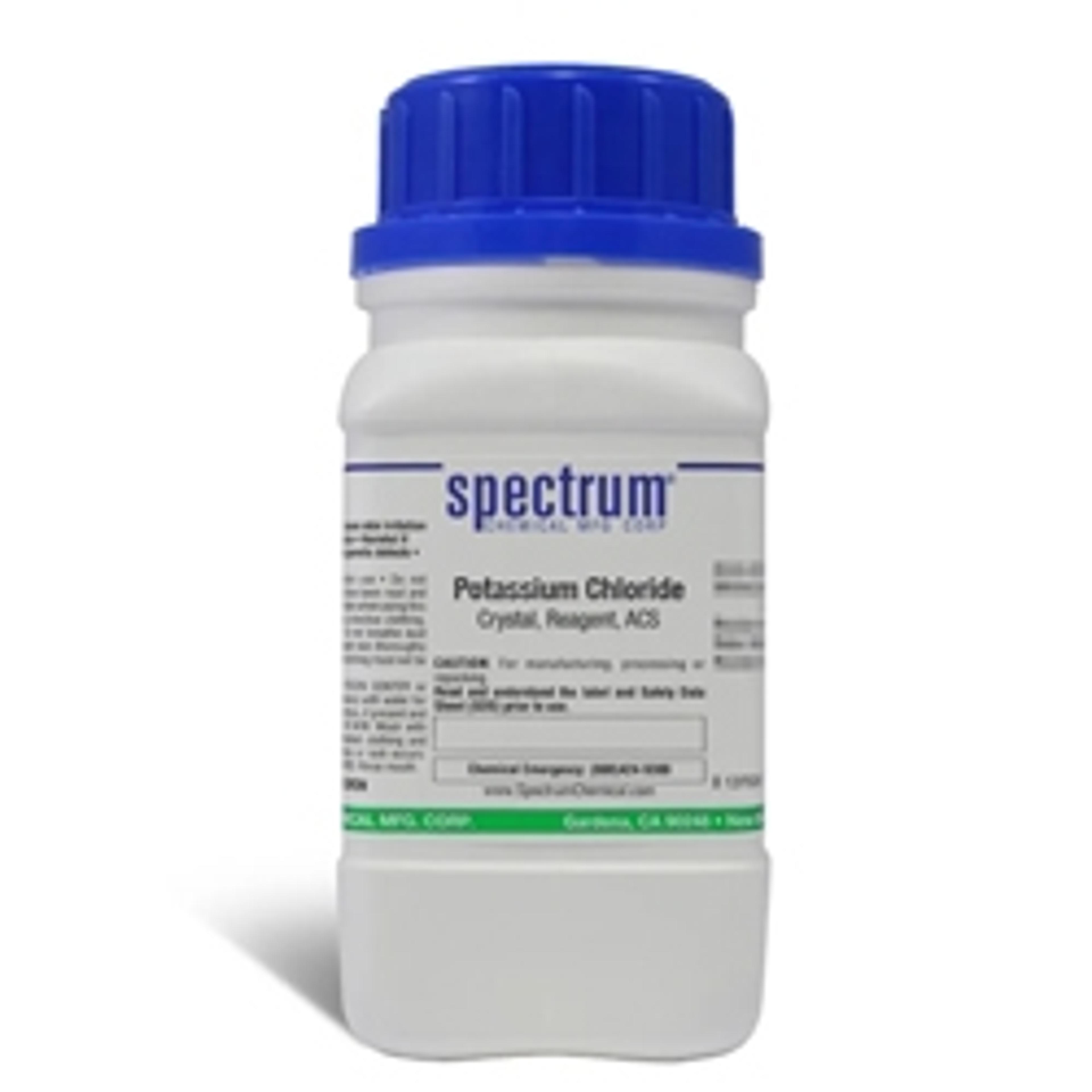 Potassium Chloride, Crystal, Reagent, ACS - Spectrum Chemical - Environmental
