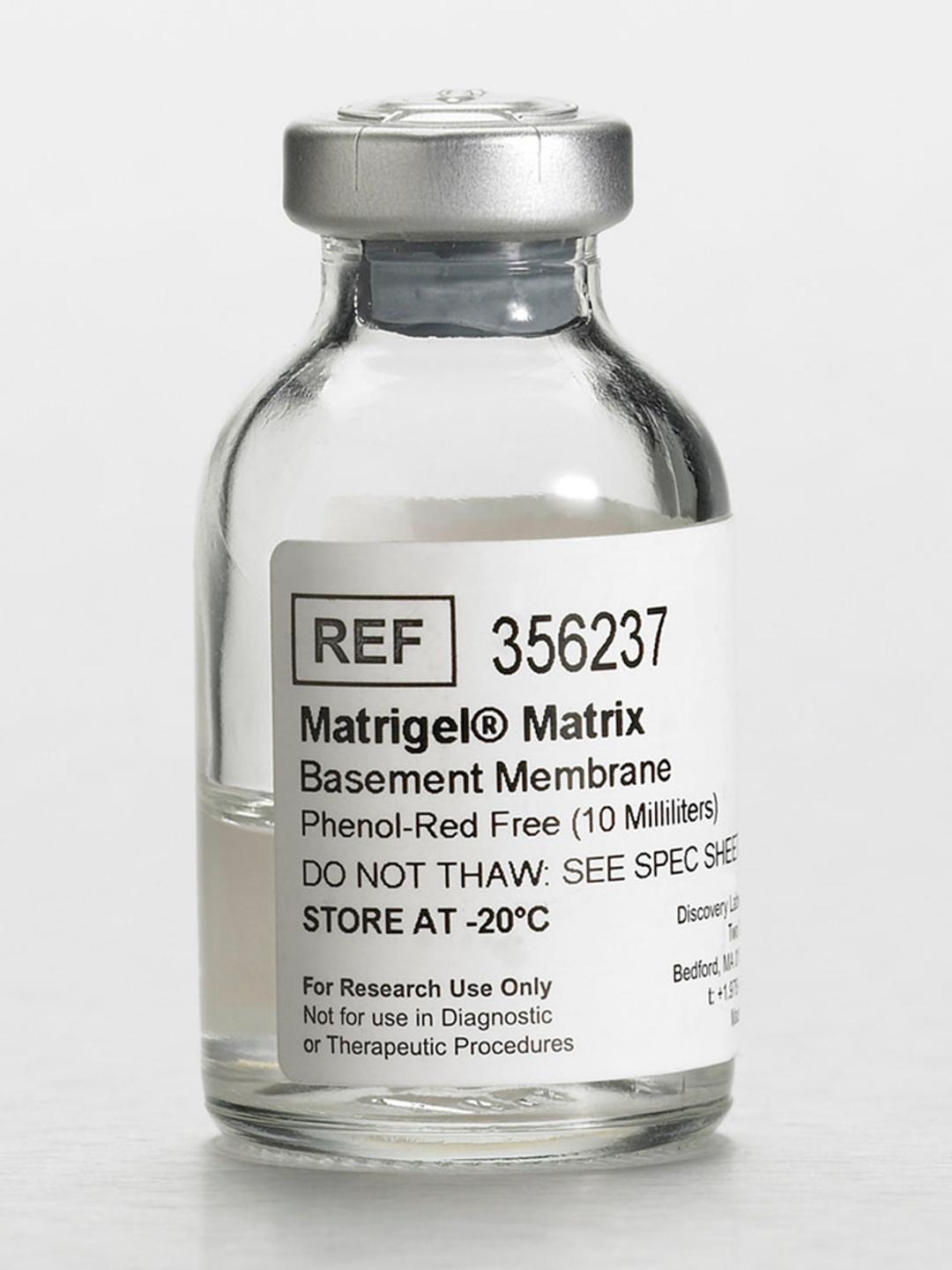 Corning® Matrigel® Basement Membrane Matrix, Phenol Red-free, LDEV-free, 10 mL - Corning Life Sciences