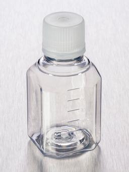 Corning® 60 mL Octagonal PET Storage Bottles with 18 mm Screw Caps, Sterile - Corning Life Sciences - General Lab