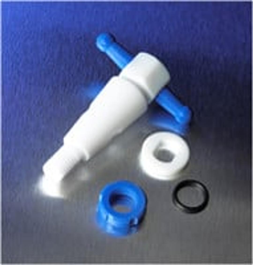 Replacement PTFE Product Standard 4 mm Straight Bore Stopcock Plug Assembly - Corning Life Sciences