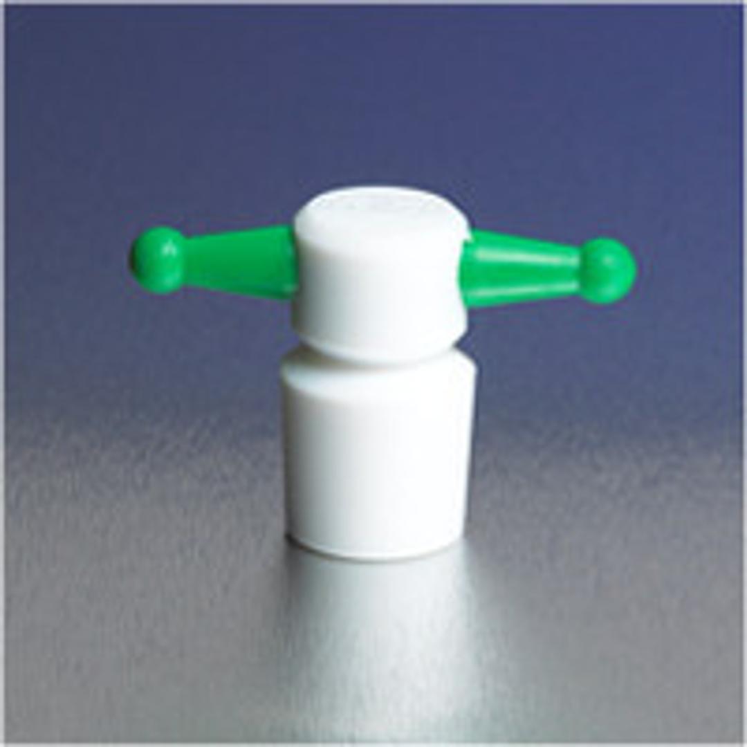 PYREX® No. 9 PTFE Standard Taper Keyhole Stoppers, Color-Coded - Corning Life Sciences - General Lab