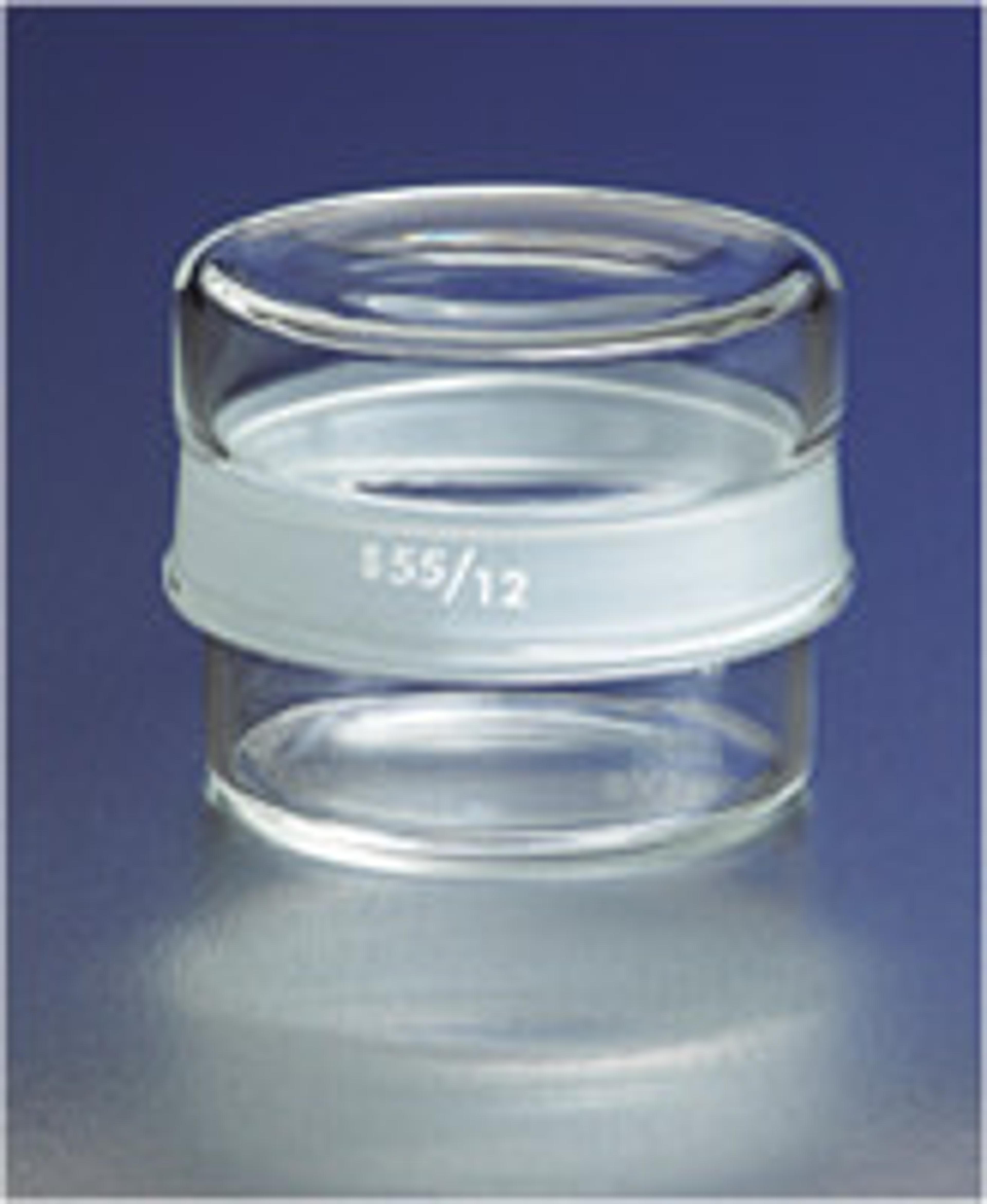 PYREX® 42 mL Low Form Weighing Bottle with Short Length External 60/12 Standard Taper Joint - Corning Life Sciences - General Lab