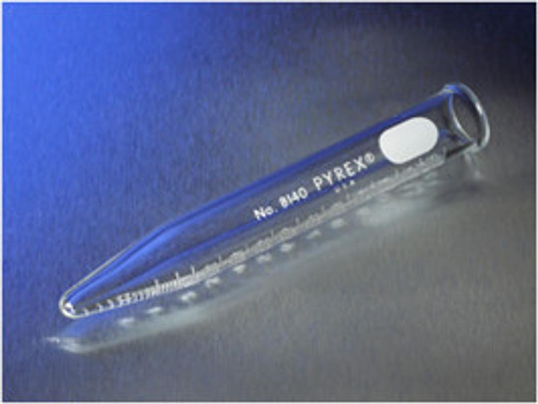 PYREX® 40 mL Heavy Duty Conical Centrifuge Tube with White Graduations, Beaded Rim - Corning Life Sciences