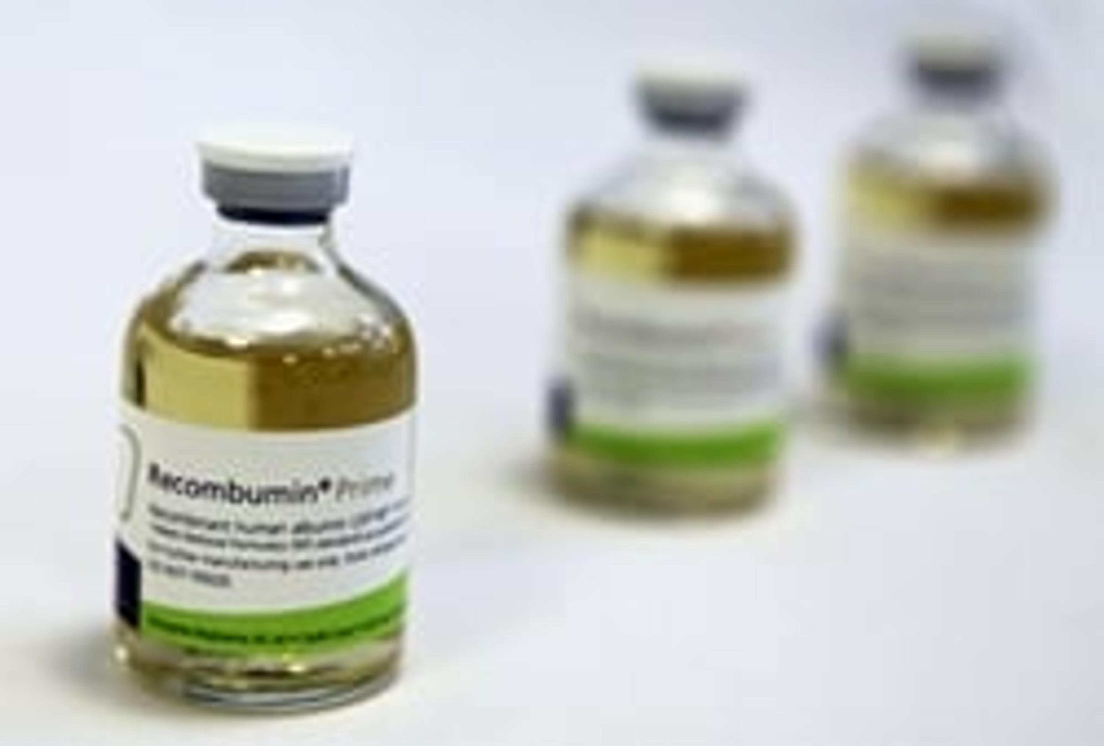 Recombumin® Prime - rAlbumin Human - Novozymes Biopharma UK Ltd - Drug discovery > Pre-Clinical Development