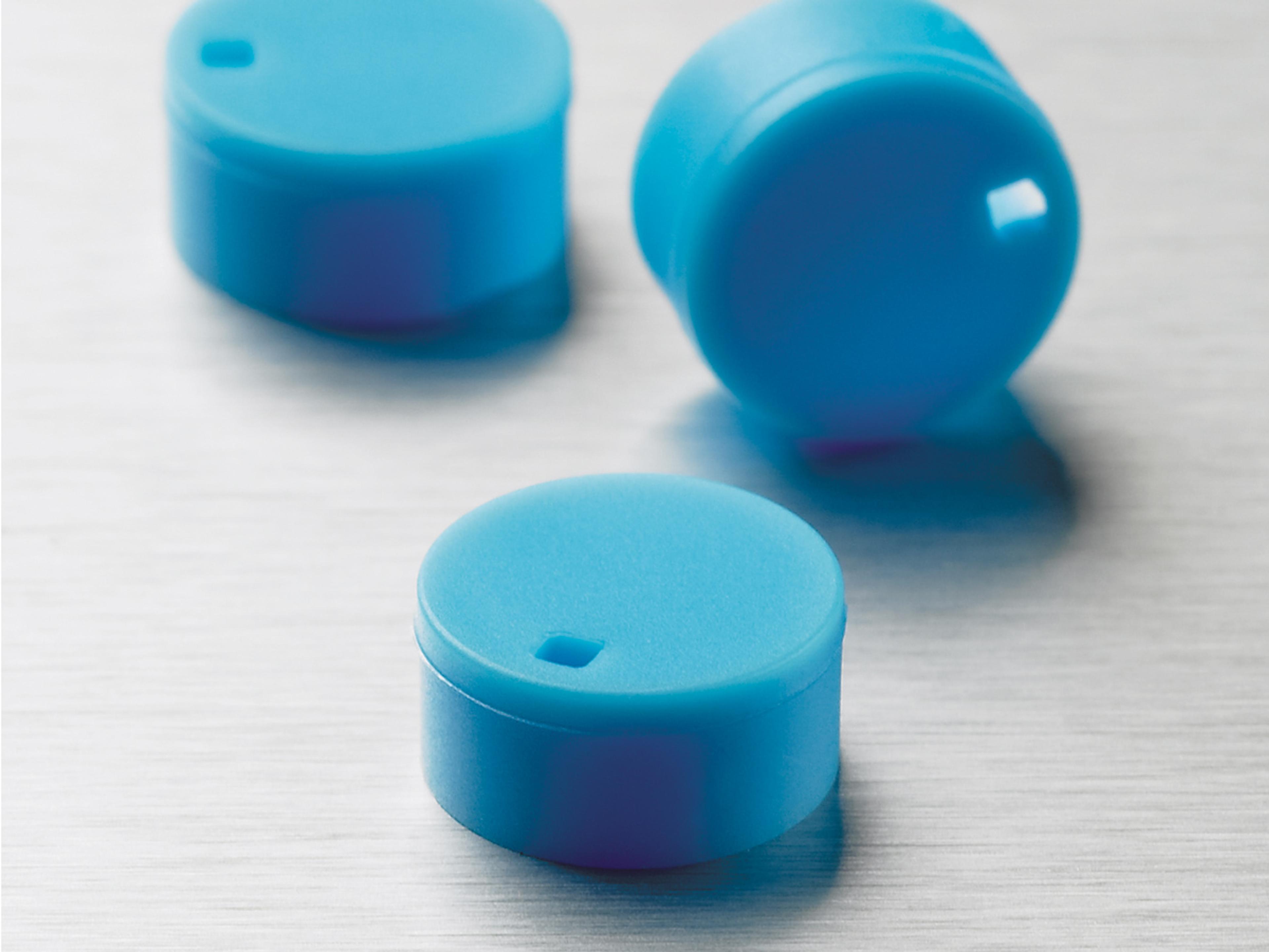Corning® Blue Polypropylene Cryogenic Vial Cap Inserts - Corning Life Sciences - Life Sciences