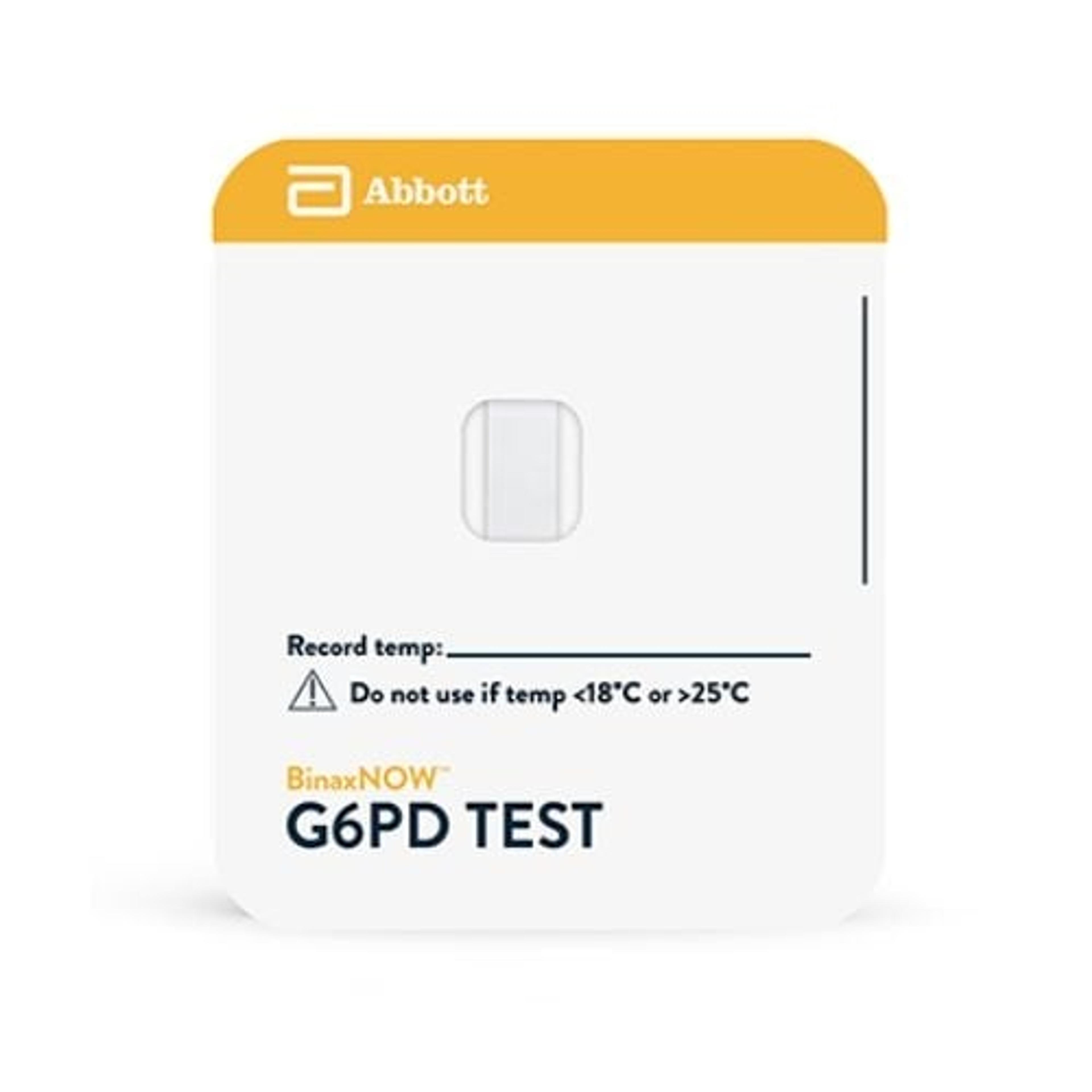 BinaxNOW™ G6PD - Abbott - Clinical Diagnostics