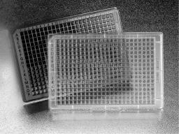 Falcon® 384-well Clear Flat Bottom TC-treated Microtest Microplate, with Lid, Sterile, 5/Pack, 50/Case - Corning Life Sciences - Life Sciences