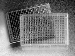 Falcon® 384-well Clear Flat Bottom TC-treated Microtest Microplate, with Lid, Sterile, 5/Pack, 50/Case - Corning Life Sciences - Life Sciences