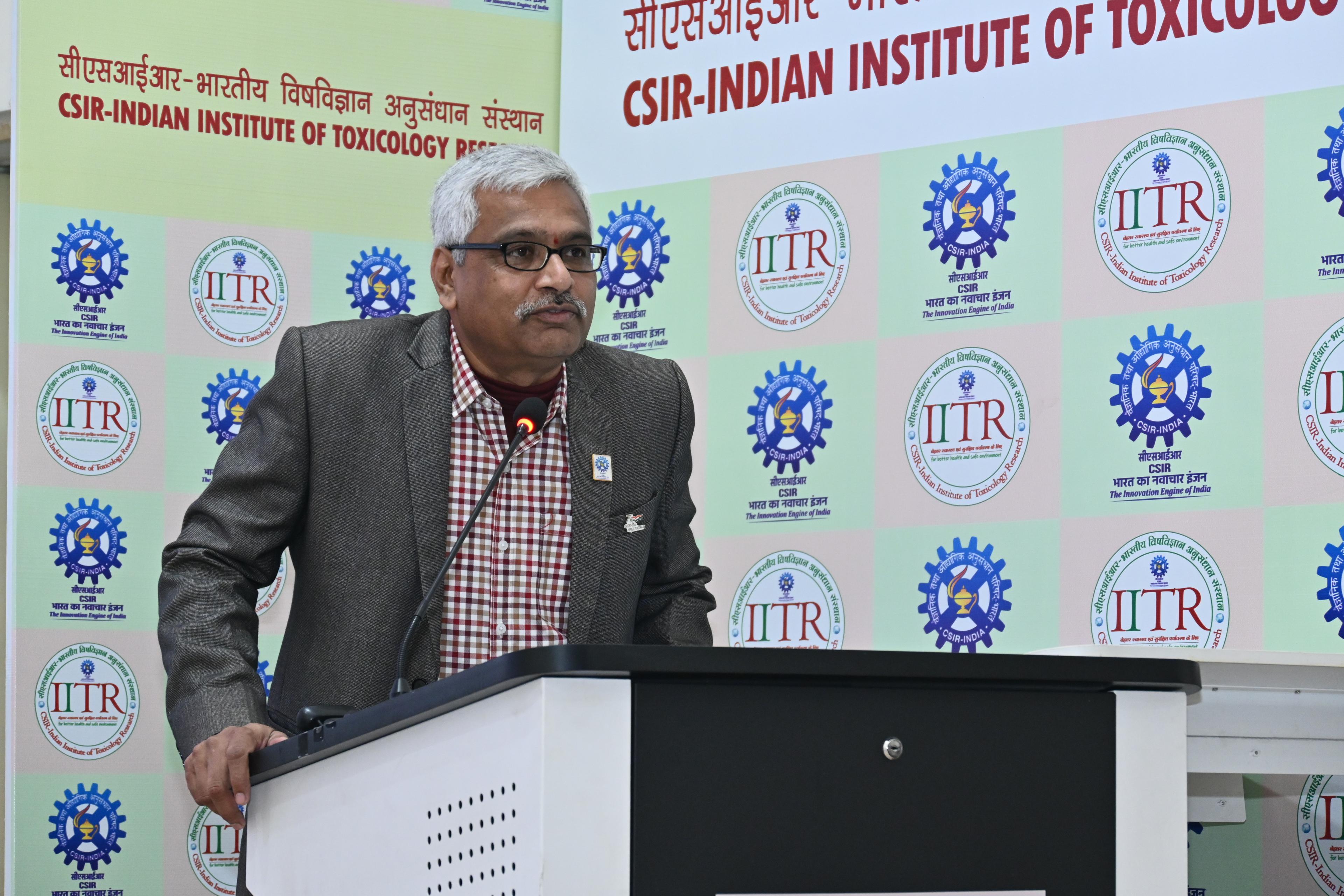 Dr. Bhaskar Narayan, Director of CSIR-IITR