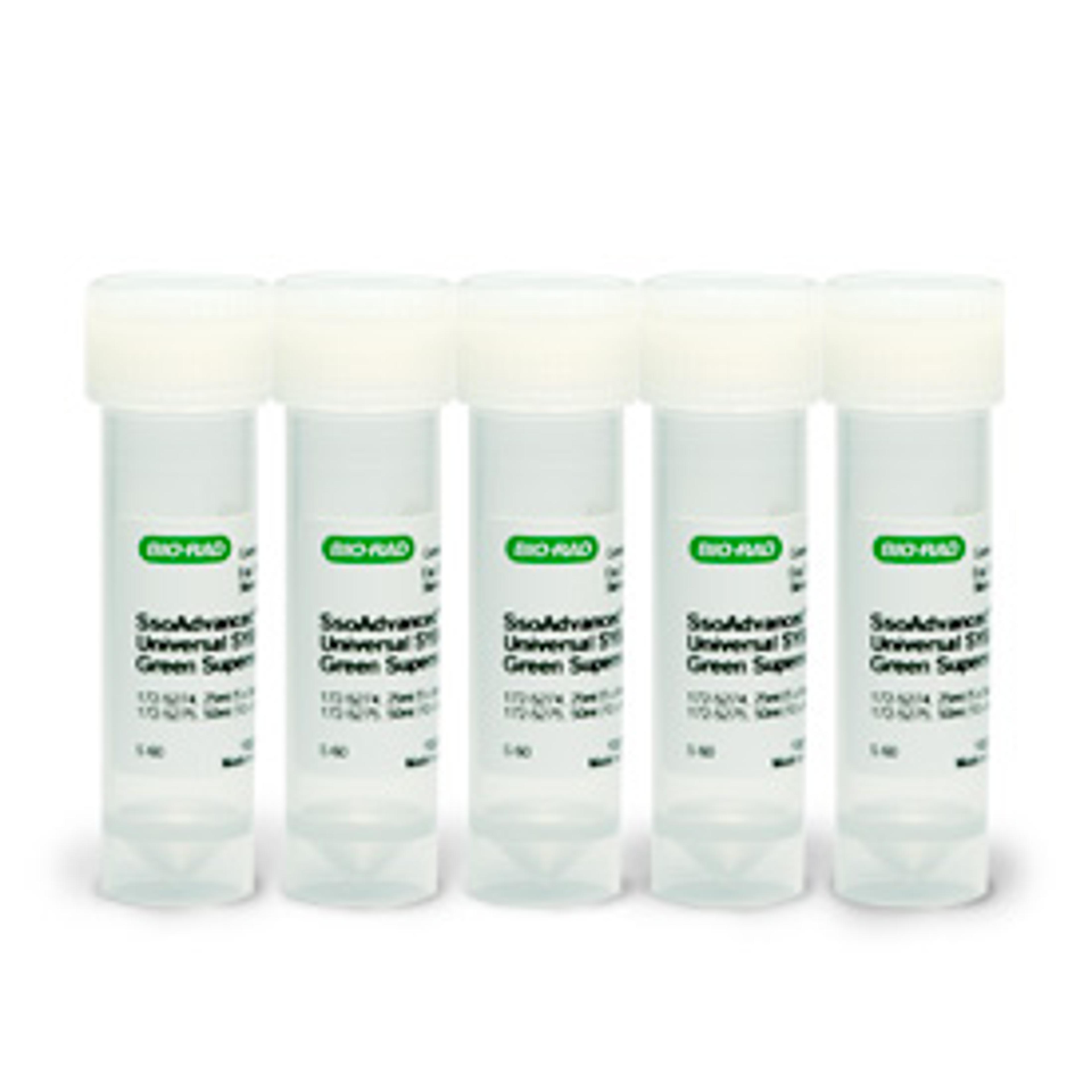 SsoAdvanced™ Universal SYBR® Green Supermix, 2,500 x 20 µl rxns, 25 ml (5 x 5 ml) - Bio-Rad - Life Sciences