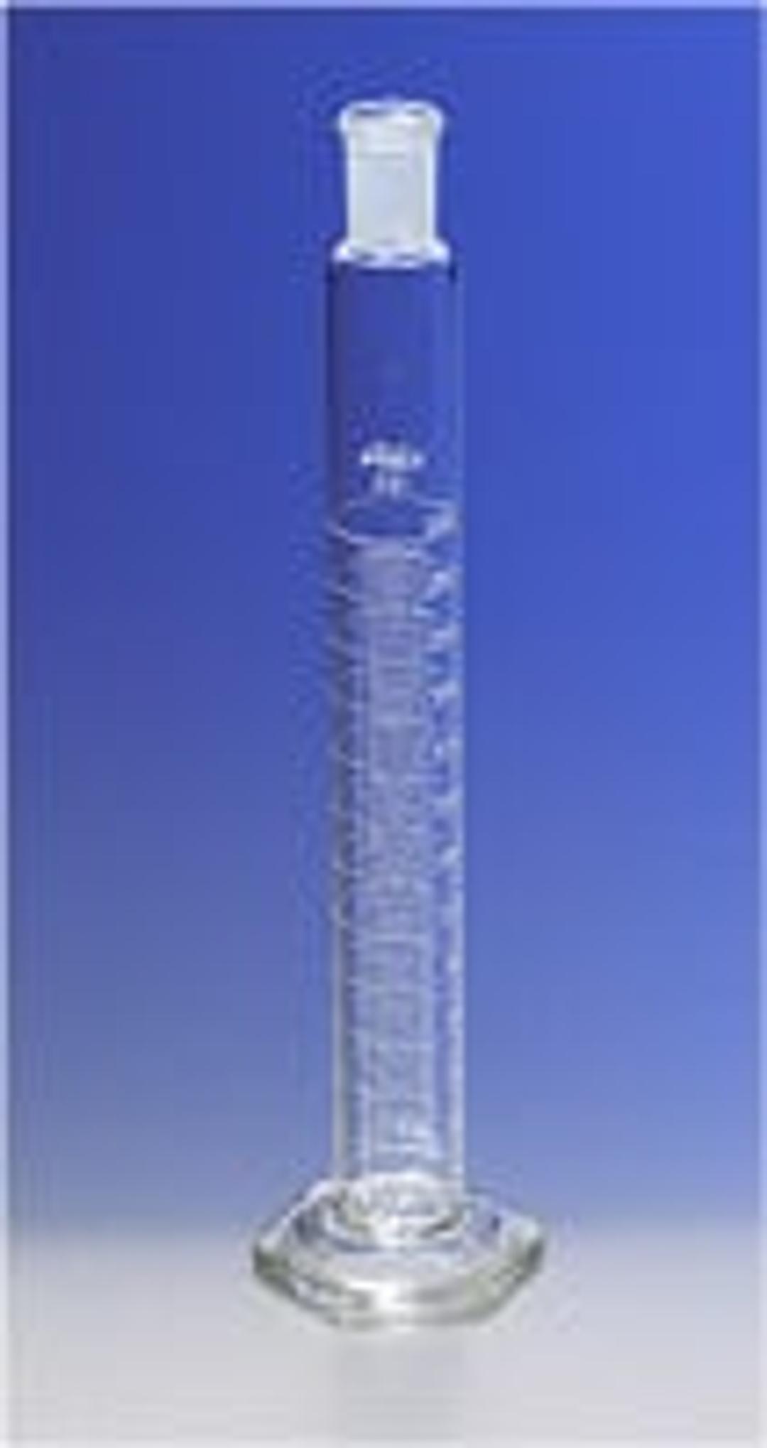 PYREX® 100 mL Single Metric Scale Cylinders, 24/40 Standard Taper Outer Joint, White Graduations, TC - Corning Life Sciences - General Lab