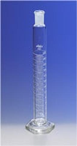 PYREX® 100 mL Single Metric Scale Cylinders, 24/40 Standard Taper Outer Joint, White Graduations, TC - Corning Life Sciences - General Lab