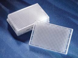 Corning® 384-well Clear Round Bottom Polypropylene Not Treated Deep Well Plate, Square Well, 5 per Bag, Sterile - Corning Life Sciences - Life Sciences