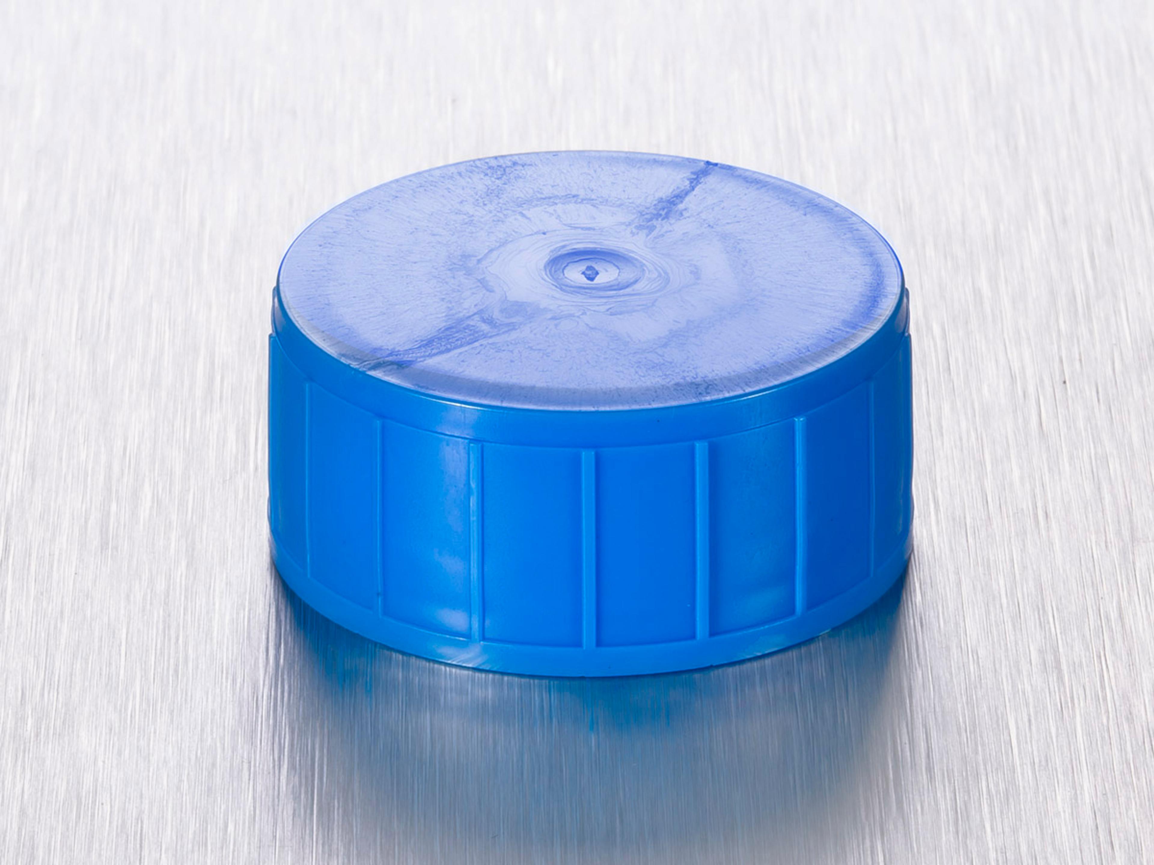 Corning® Gosselin™ Screw Cap for 60 mL Straight Container, Blue PE, 350/Bag, 2450/Case - Corning Life Sciences