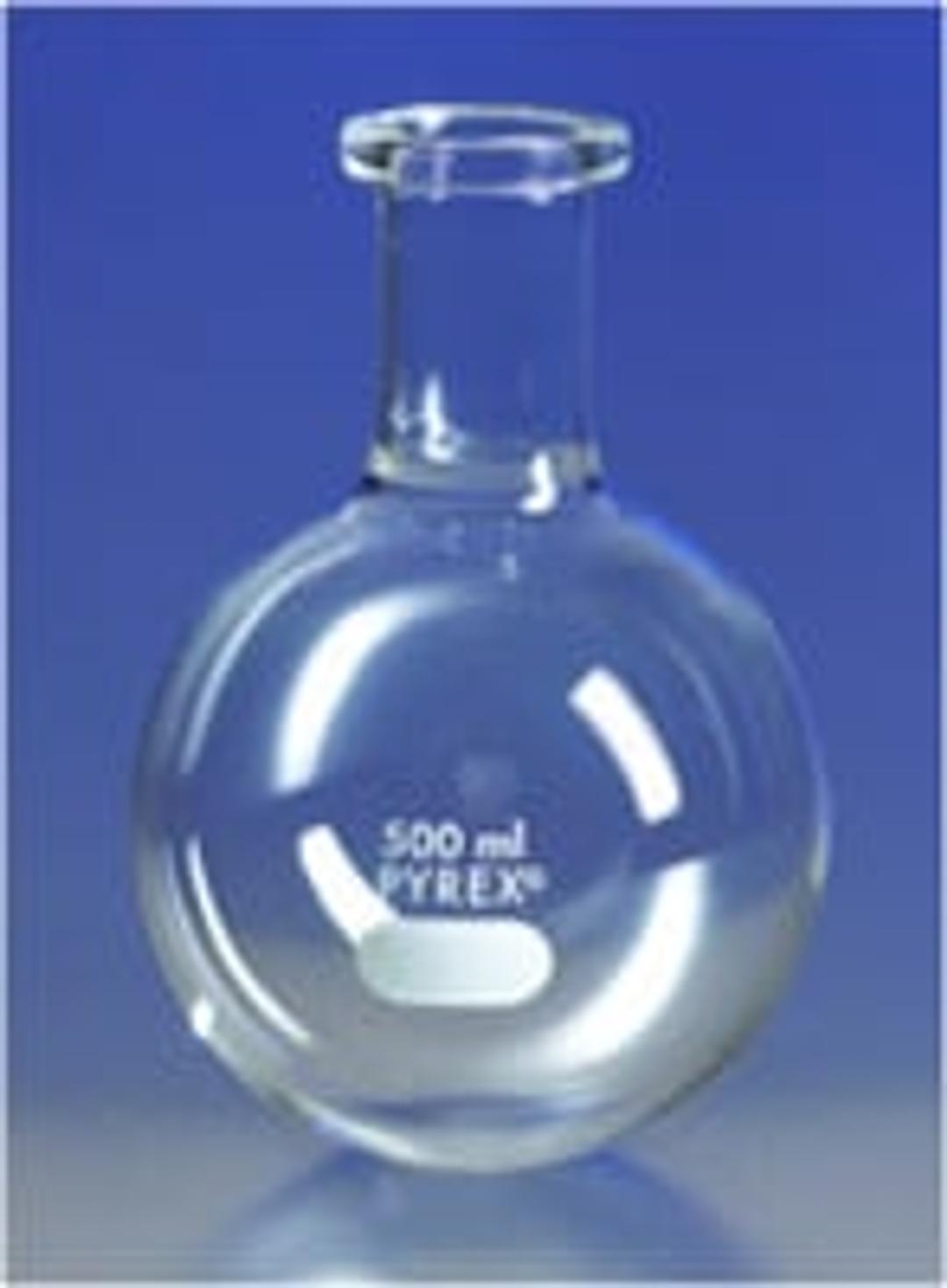 PYREX® 12L Short Ring Neck Boiling Flask, Round Bottom - Corning Life Sciences - General Lab
