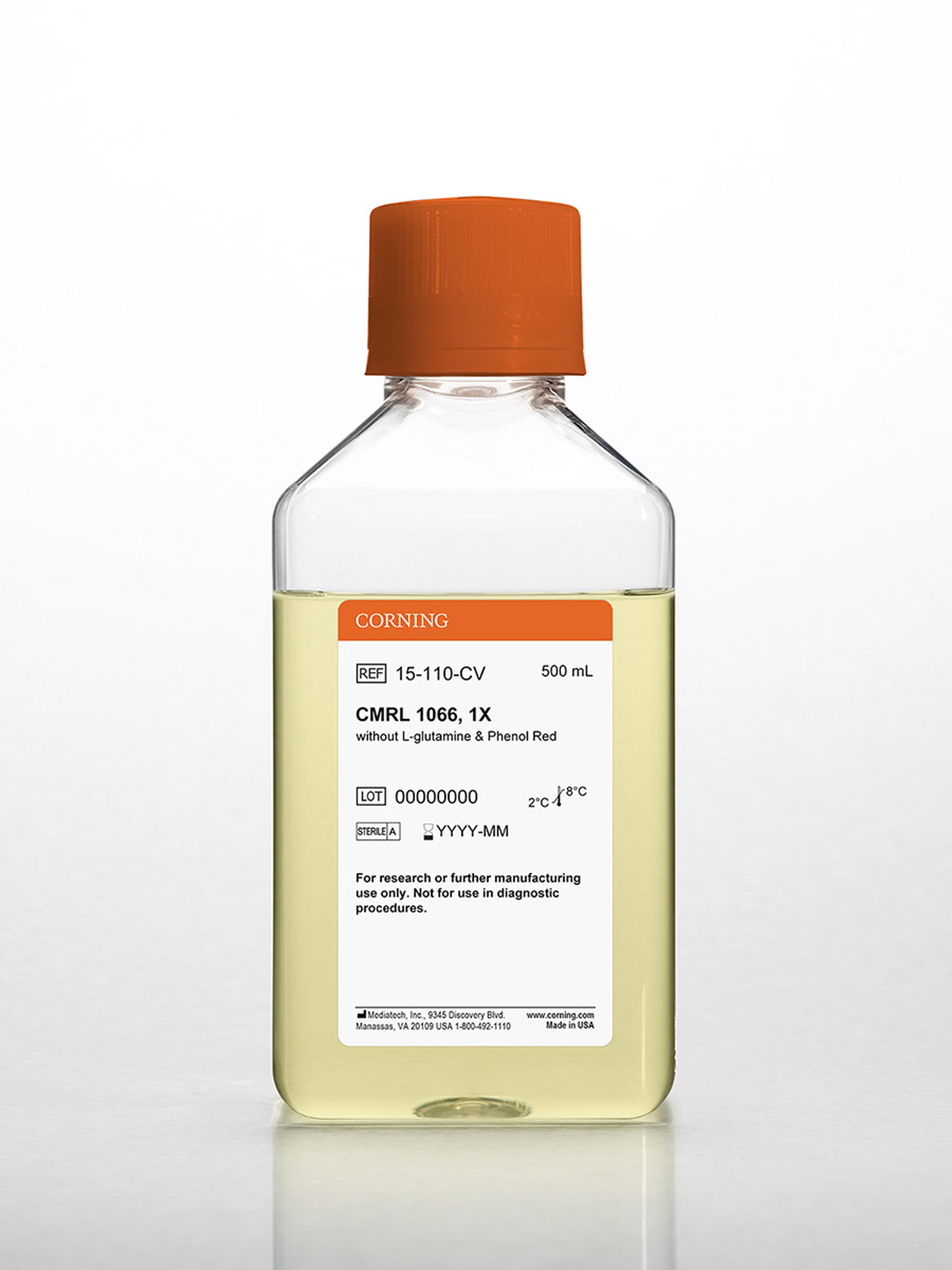 Corning® 500 mL CMRL 1066 - Corning Life Sciences