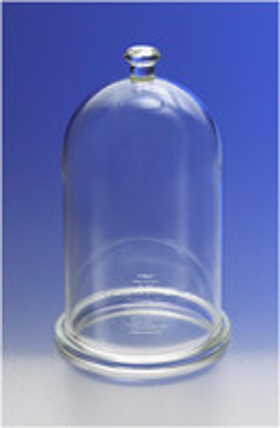 PYREX® 222 mm Diameter Bell Jar with Top Knob and Ground Flange - Corning Life Sciences - General Lab
